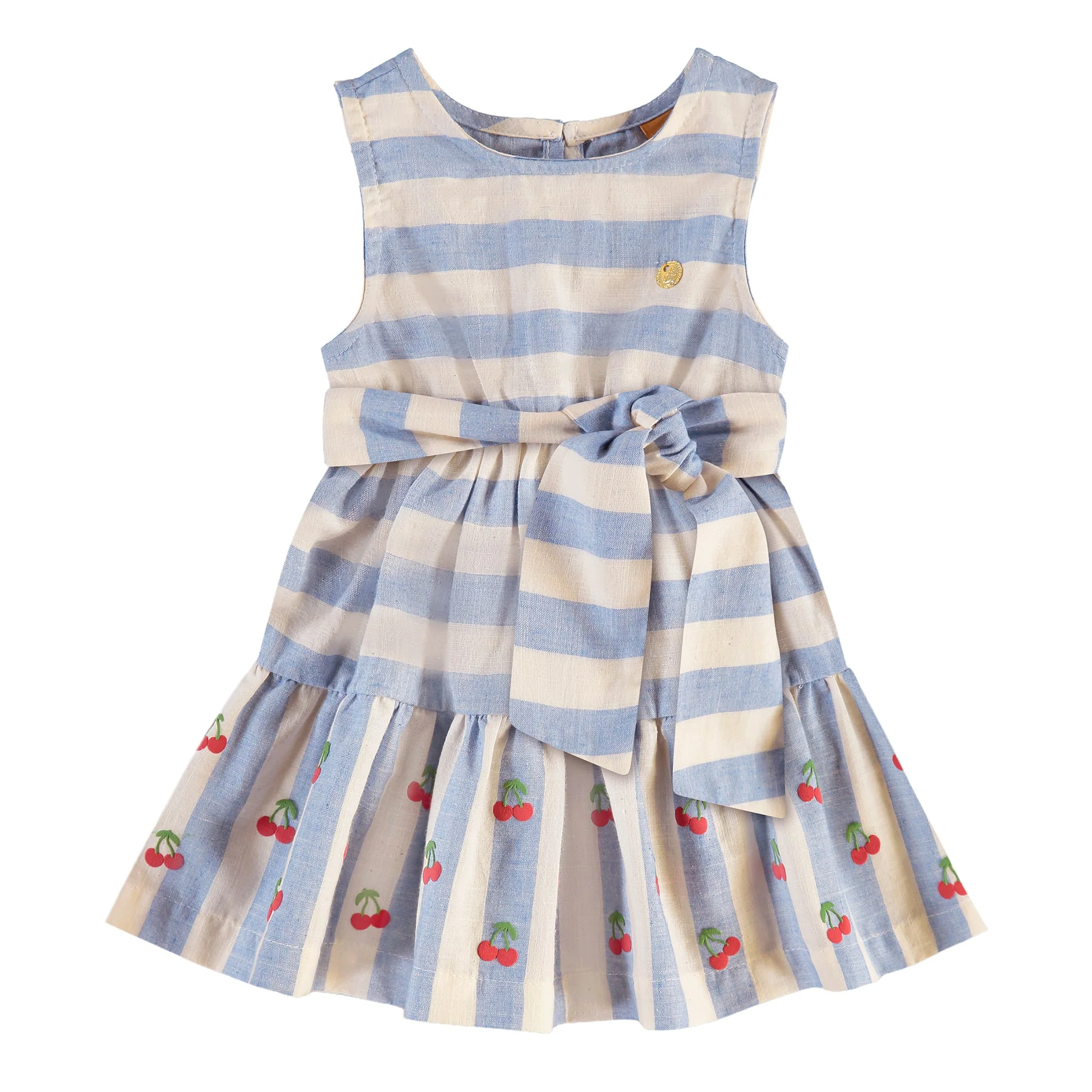 Robe Rayée Cerises 3-24mois