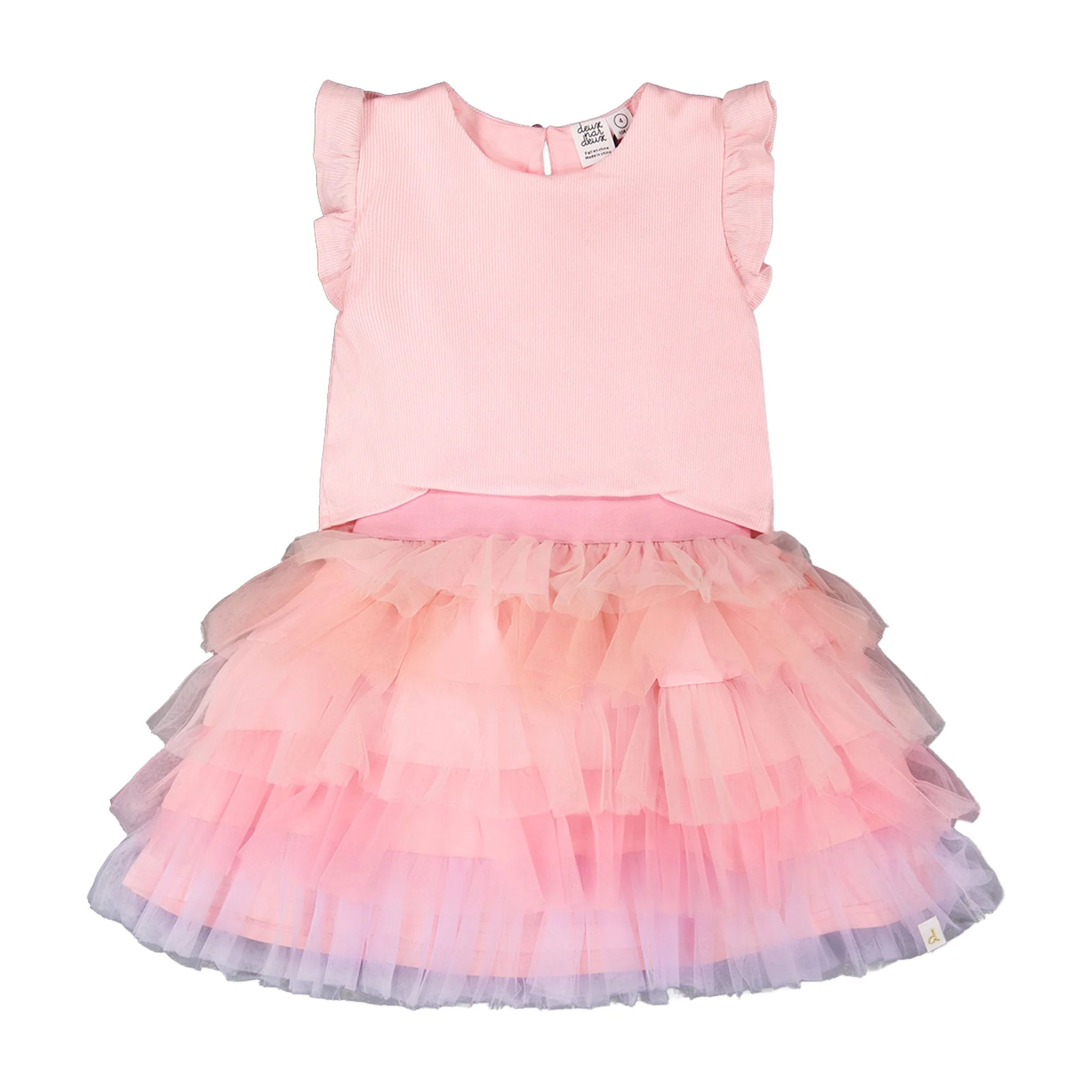 Robe Tulle Rose 3-6ans