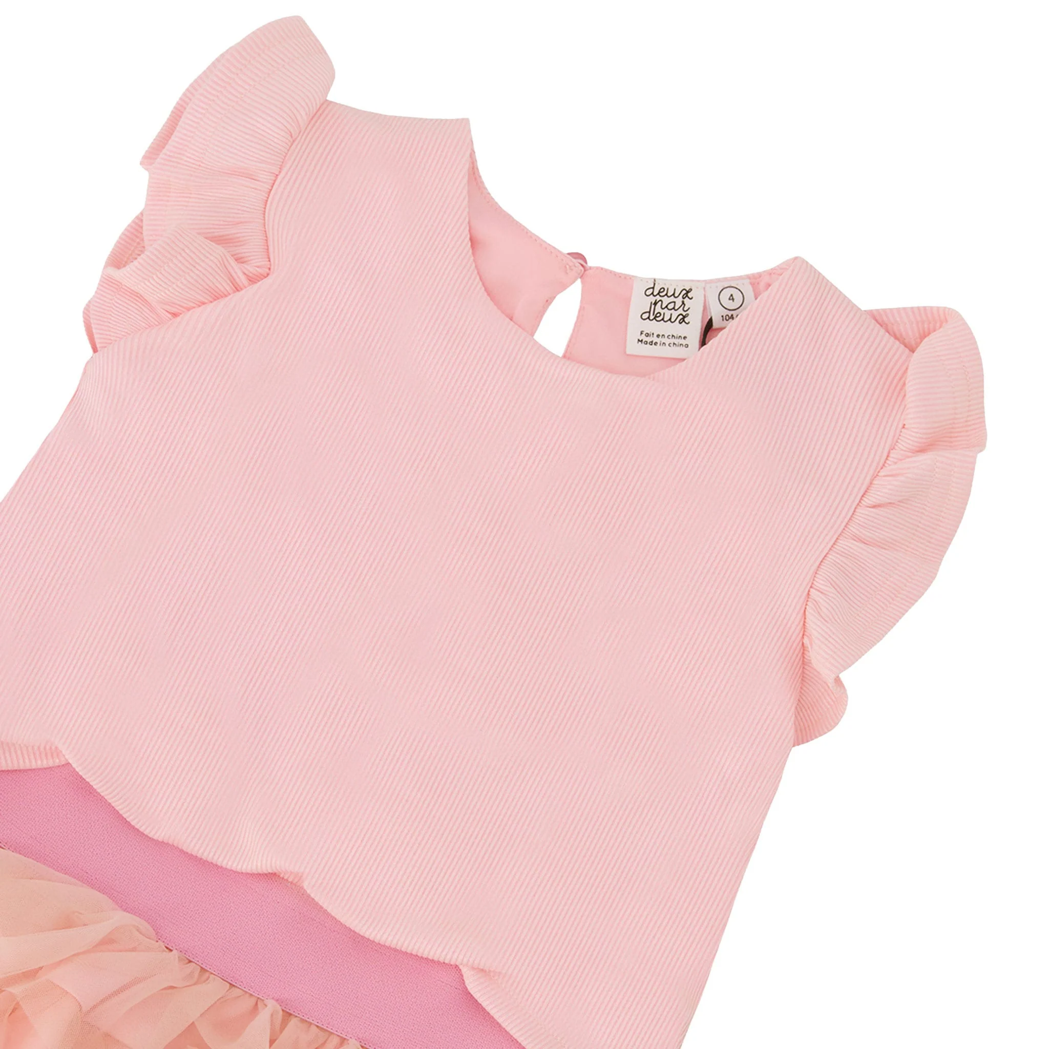 Robe Tulle Rose 3-6ans - Image 5