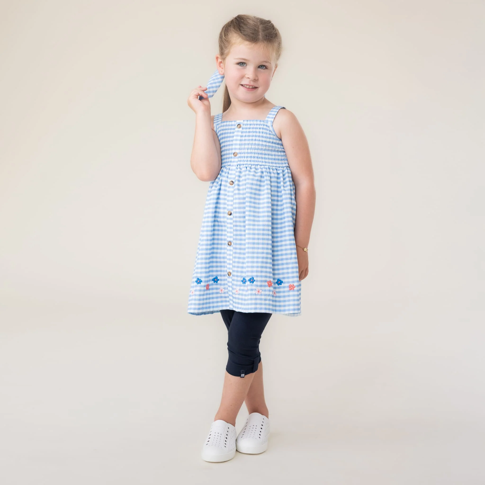 Robe Vichy Mer 2-12ans - Image 2