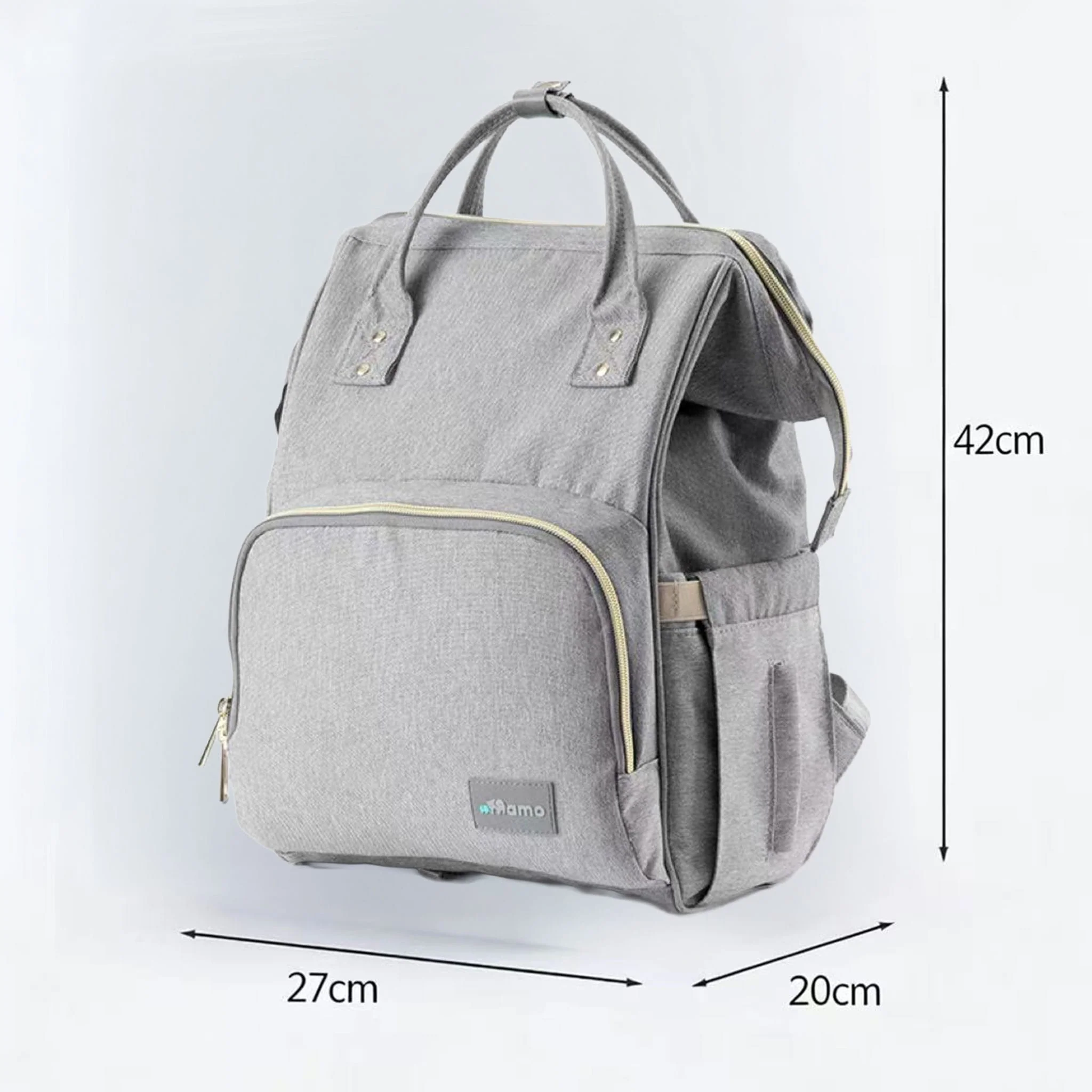 Sac À Couche À Dos Gris - Image 3