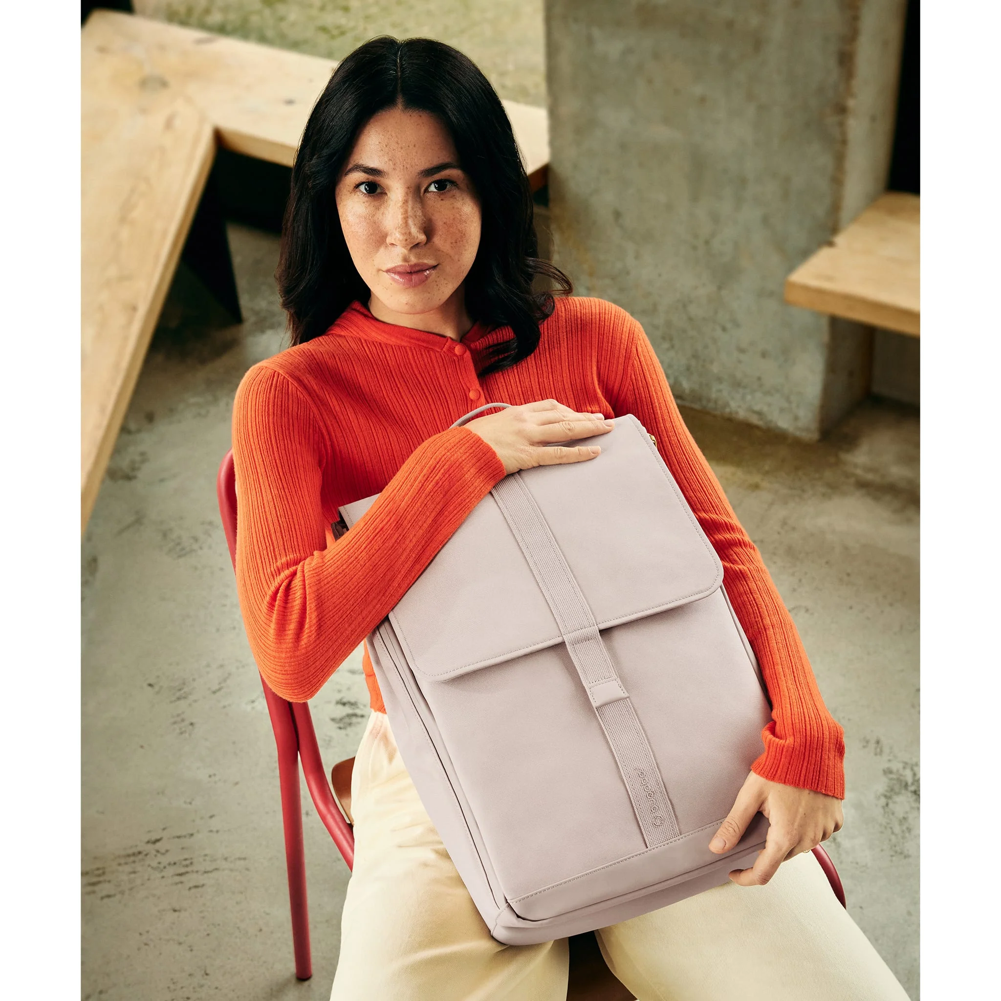 Sac à Couches à Dos - Taupe - Image 8