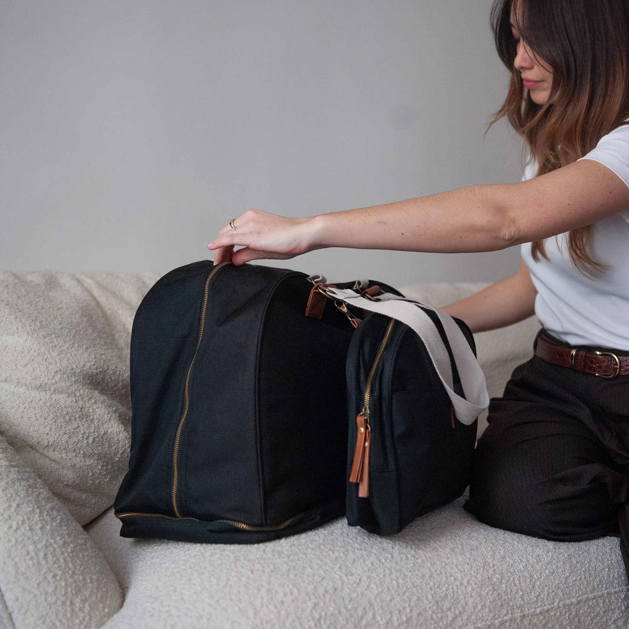 Sac À Couches Juliette Noir - Image 9