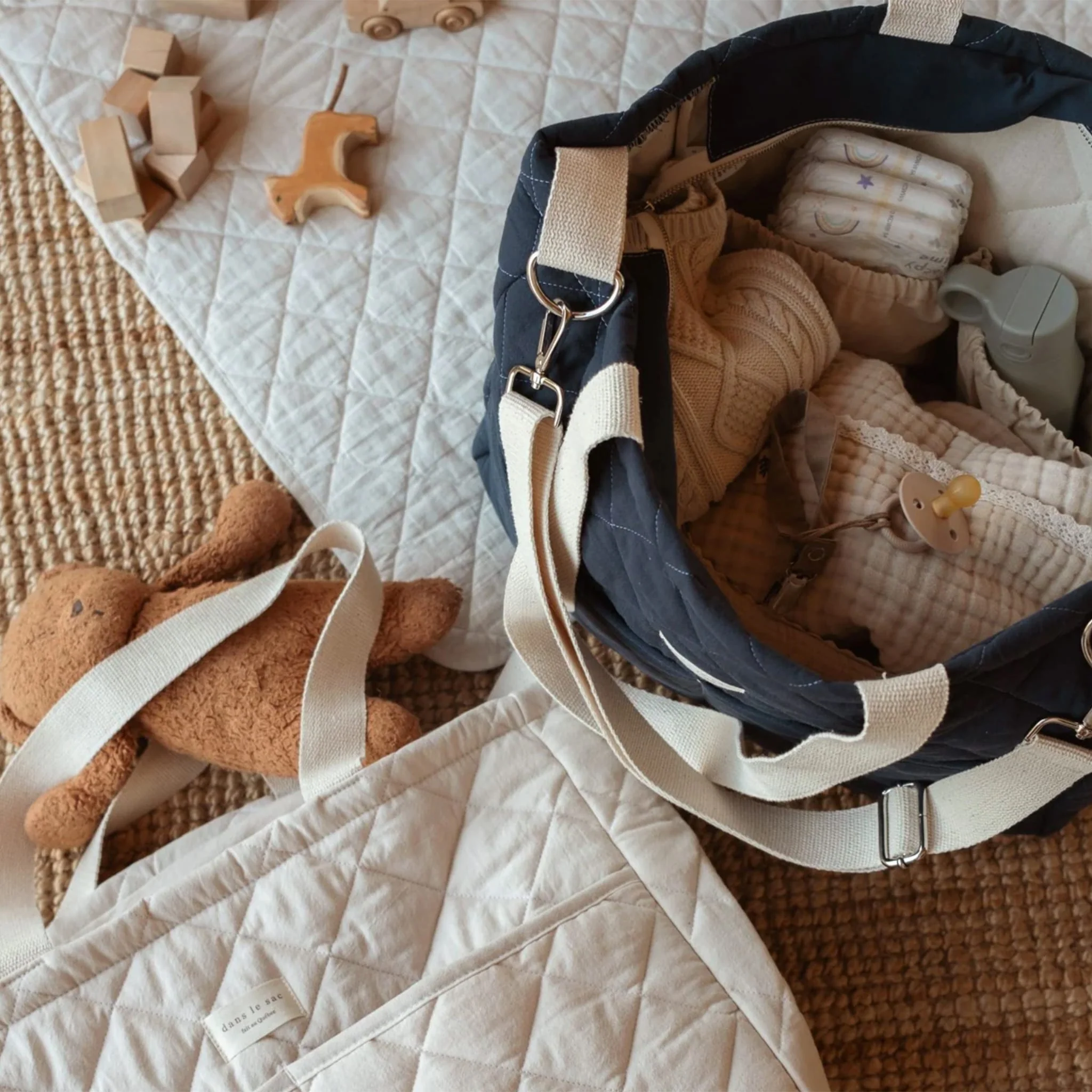 Sac à Couches - Marine - Image 4