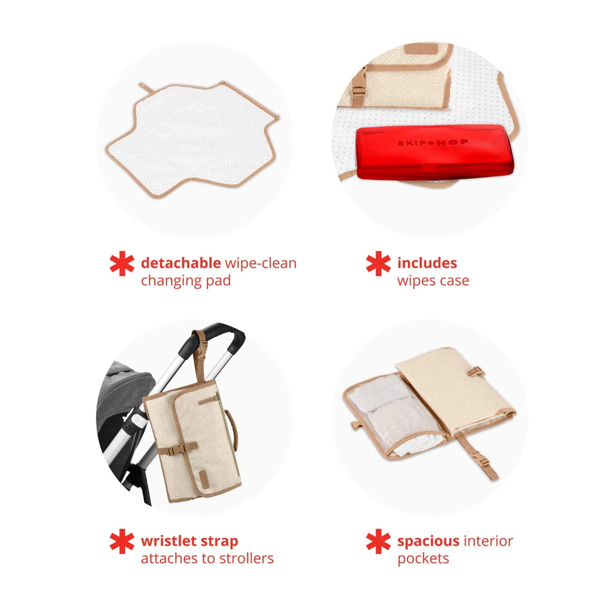 Sac À Langer Écologique Pronto - Beige - Image 7