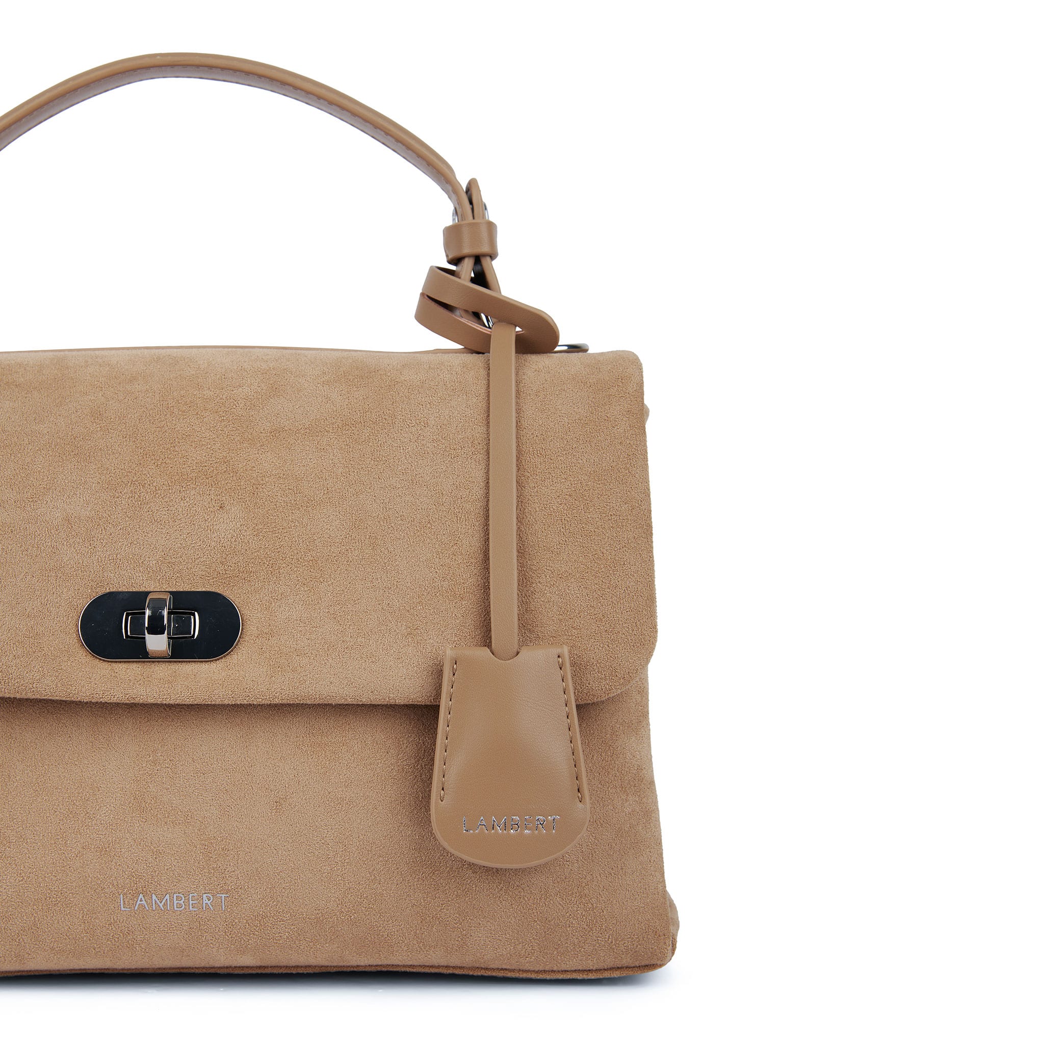 Sac À Main Freya - Suede Beige - Image 5