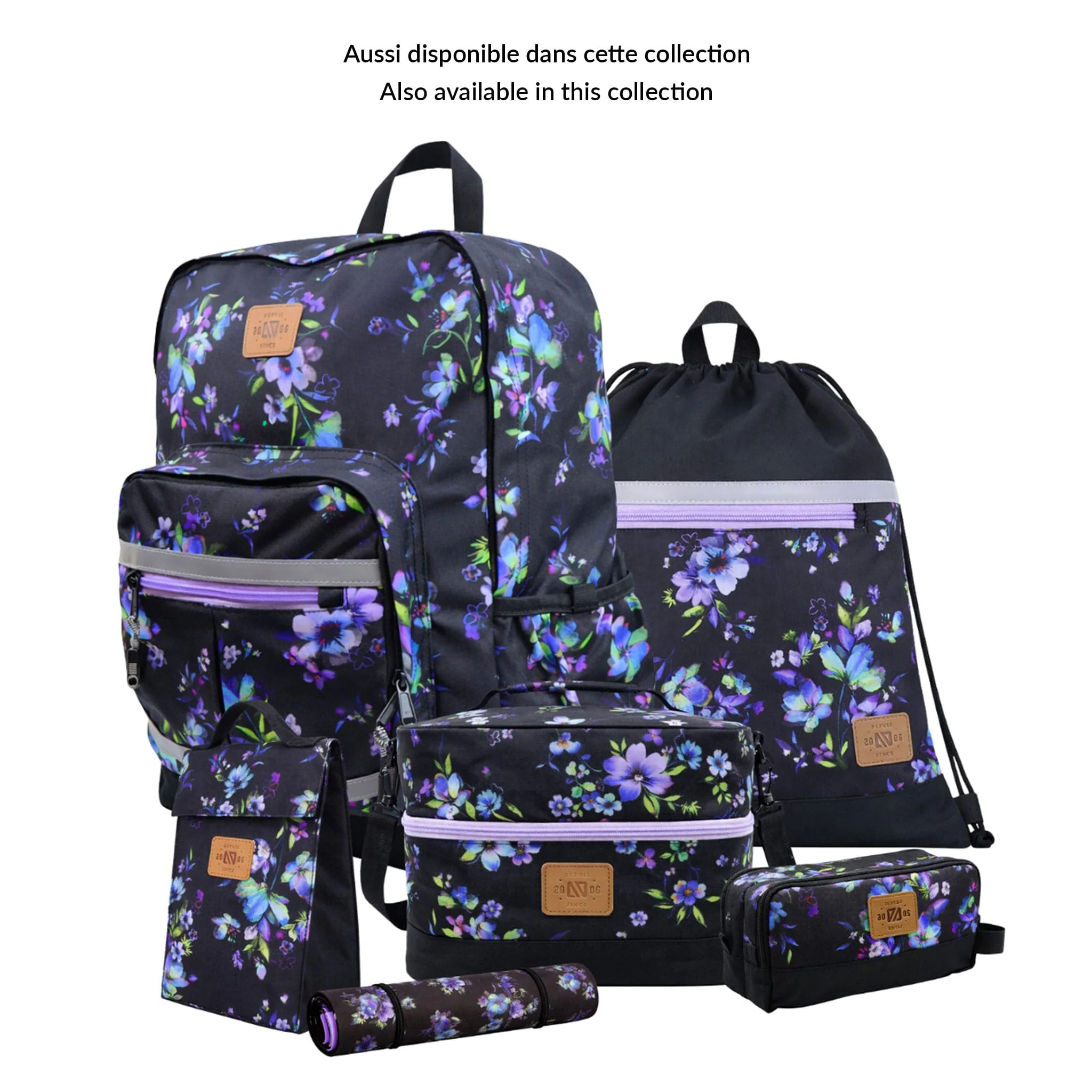 Sac À Souliers Fleurs - Image 3