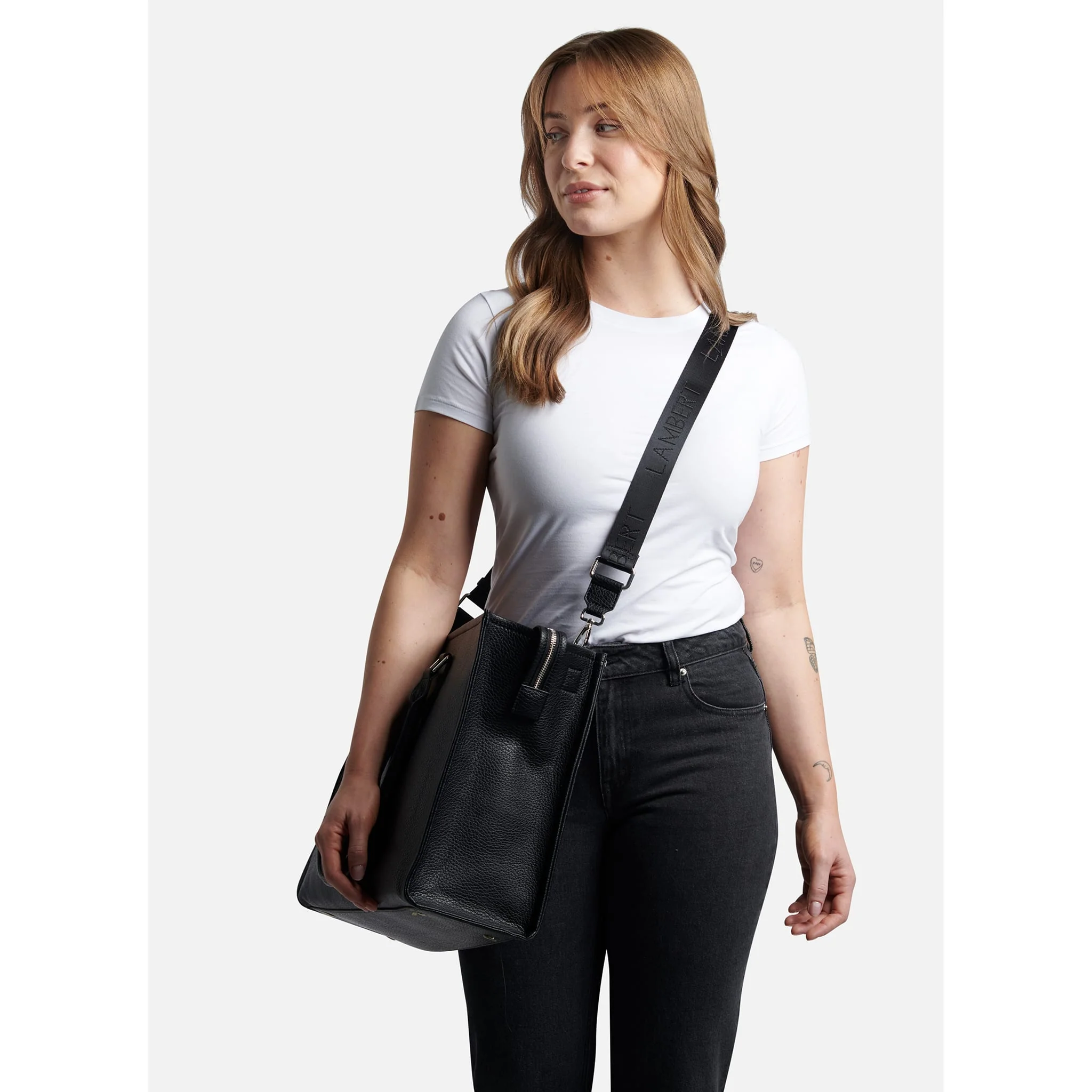 Sac Fourre-Tout 2en1 Valentina - Noir - Image 8