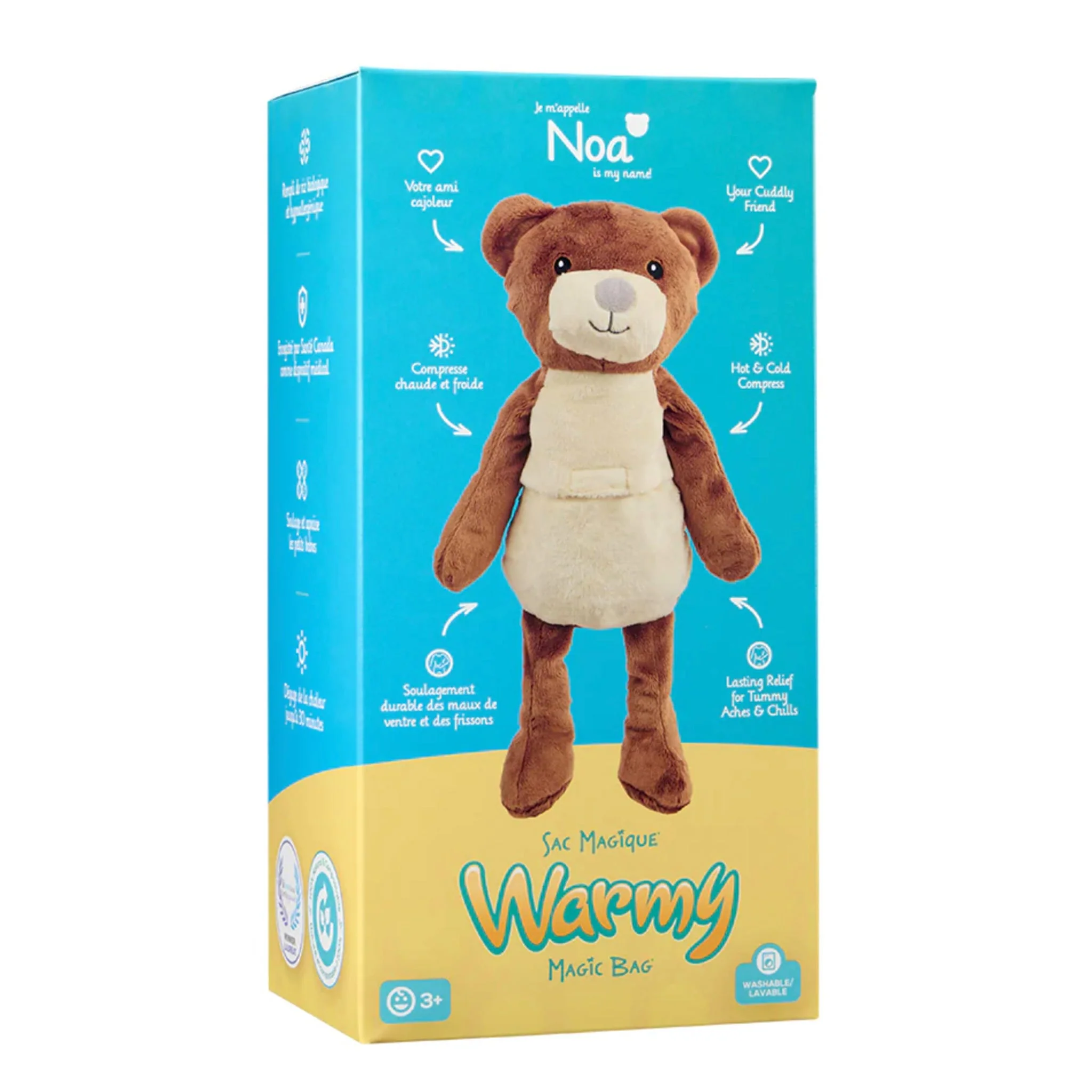 Sac Magique Warmy Noa L'Ourson - Compresse chaude / froide - Image 2