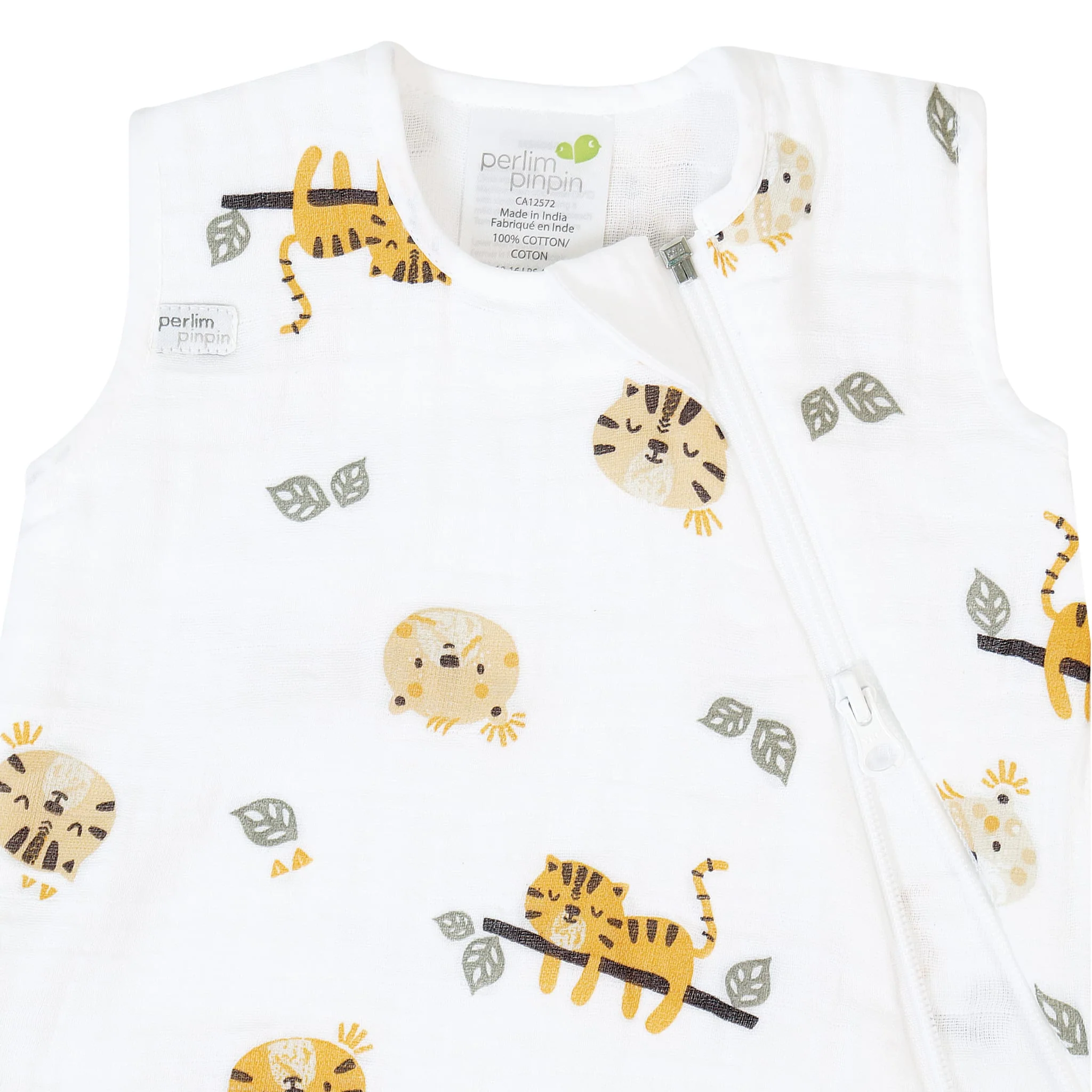 Sac de Nuit Mousseline 0-36mois - Jungle - Image 6