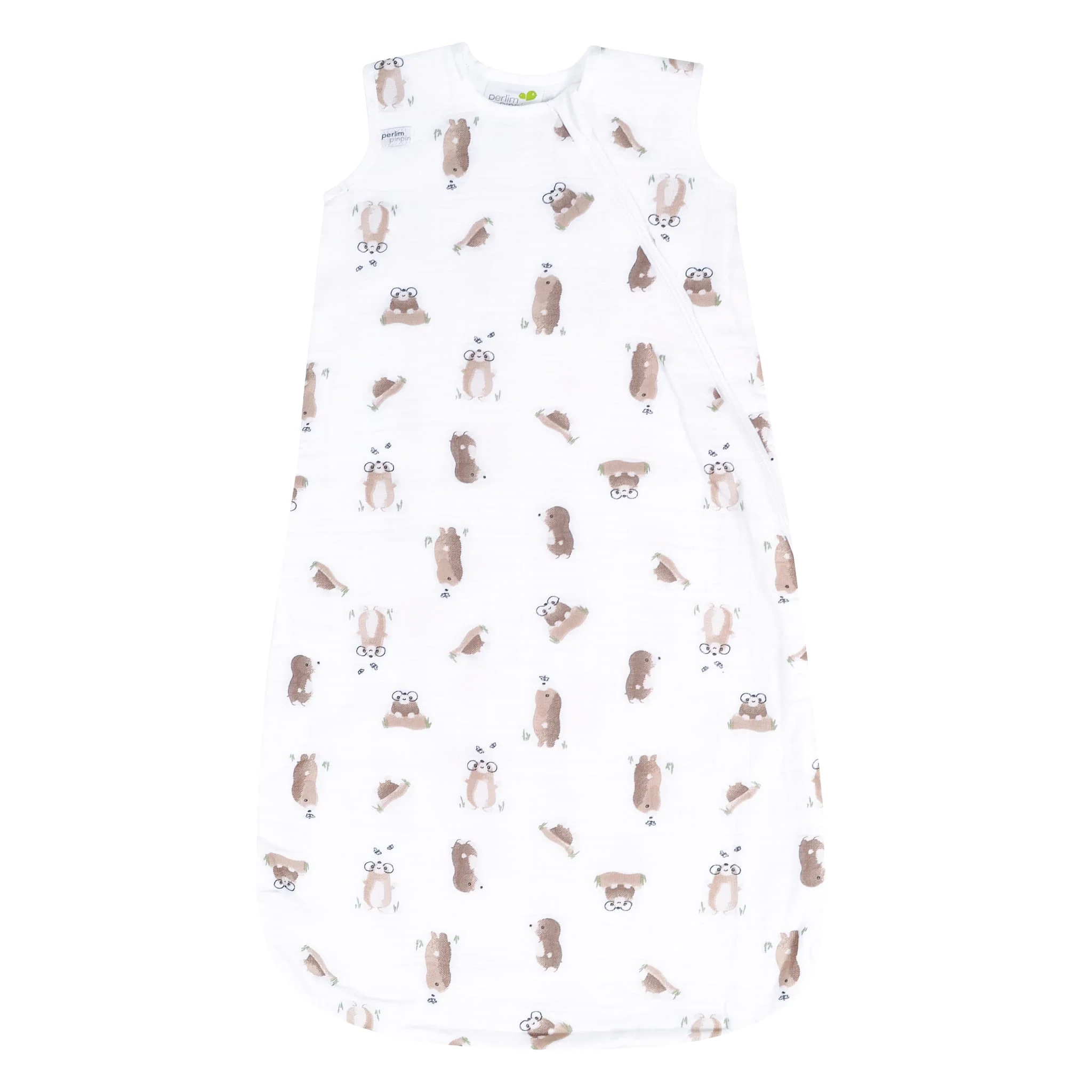Sac de Nuit Mousseline 0-36mois - Taupe
