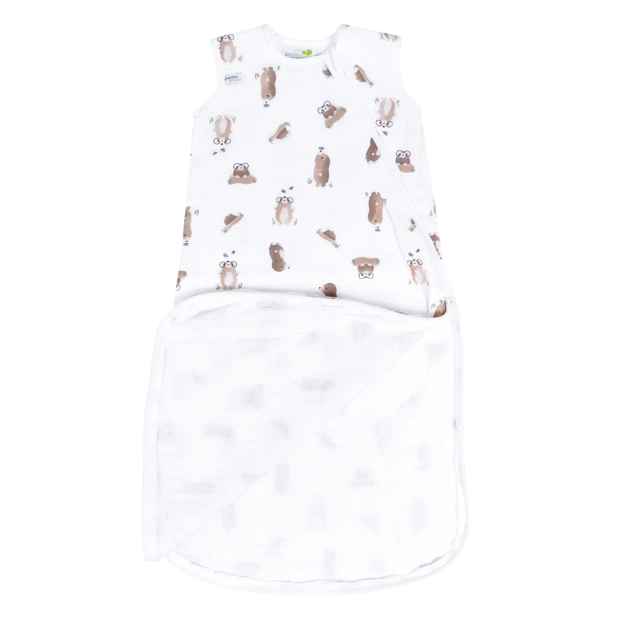 Sac de Nuit Mousseline 0-36mois - Taupe - Image 6