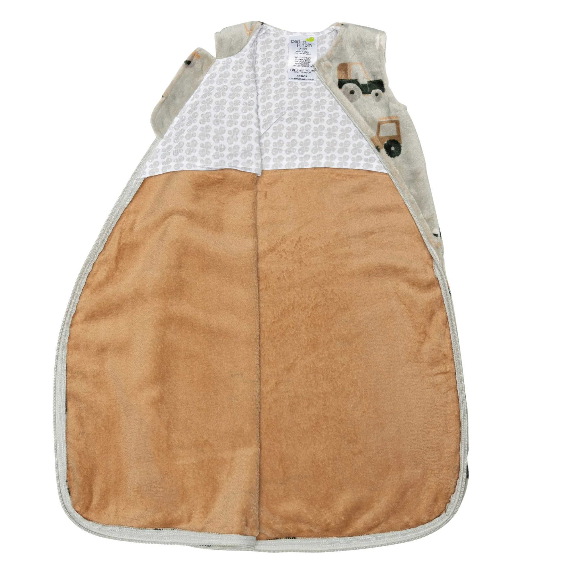 Sac de Nuit Peluche 0-36mois - Camions - Image 5