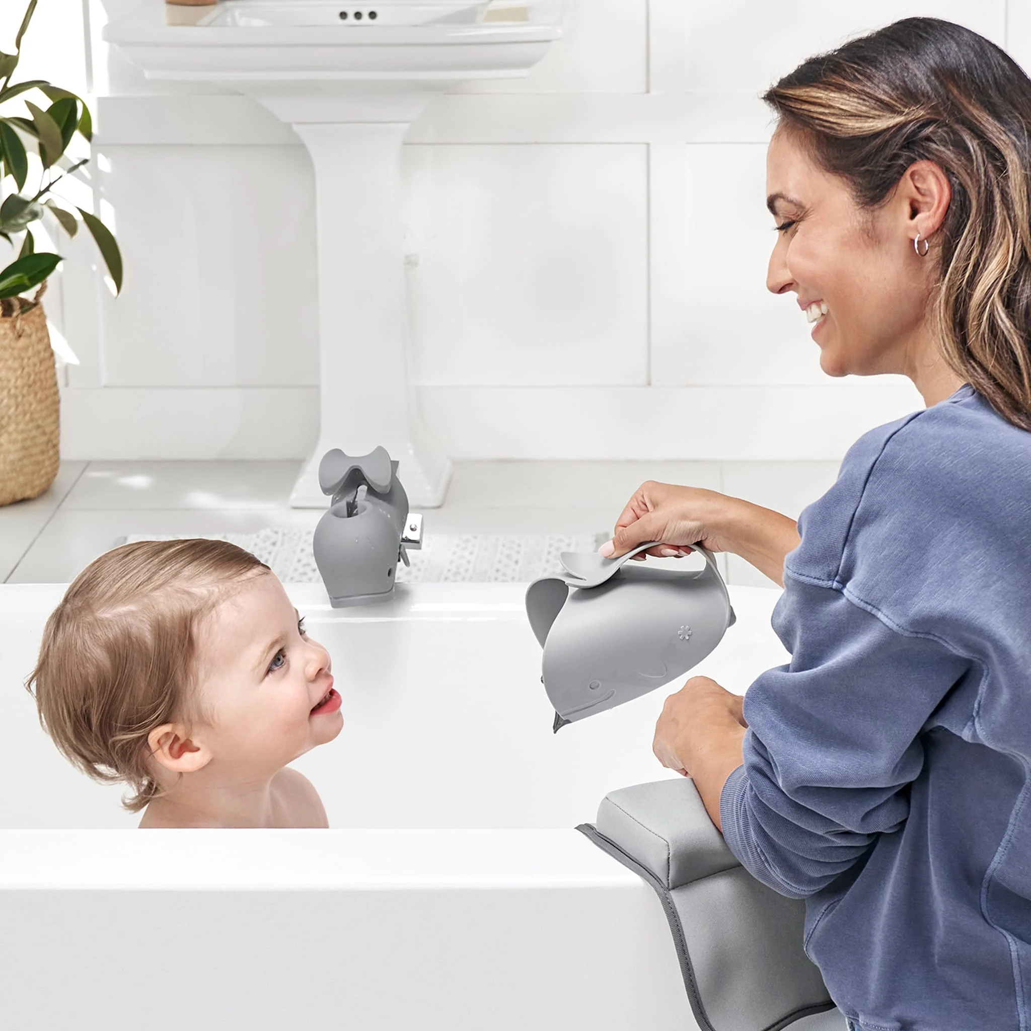Seau Rinceur pour le Bain Baleine - Grise - Image 3