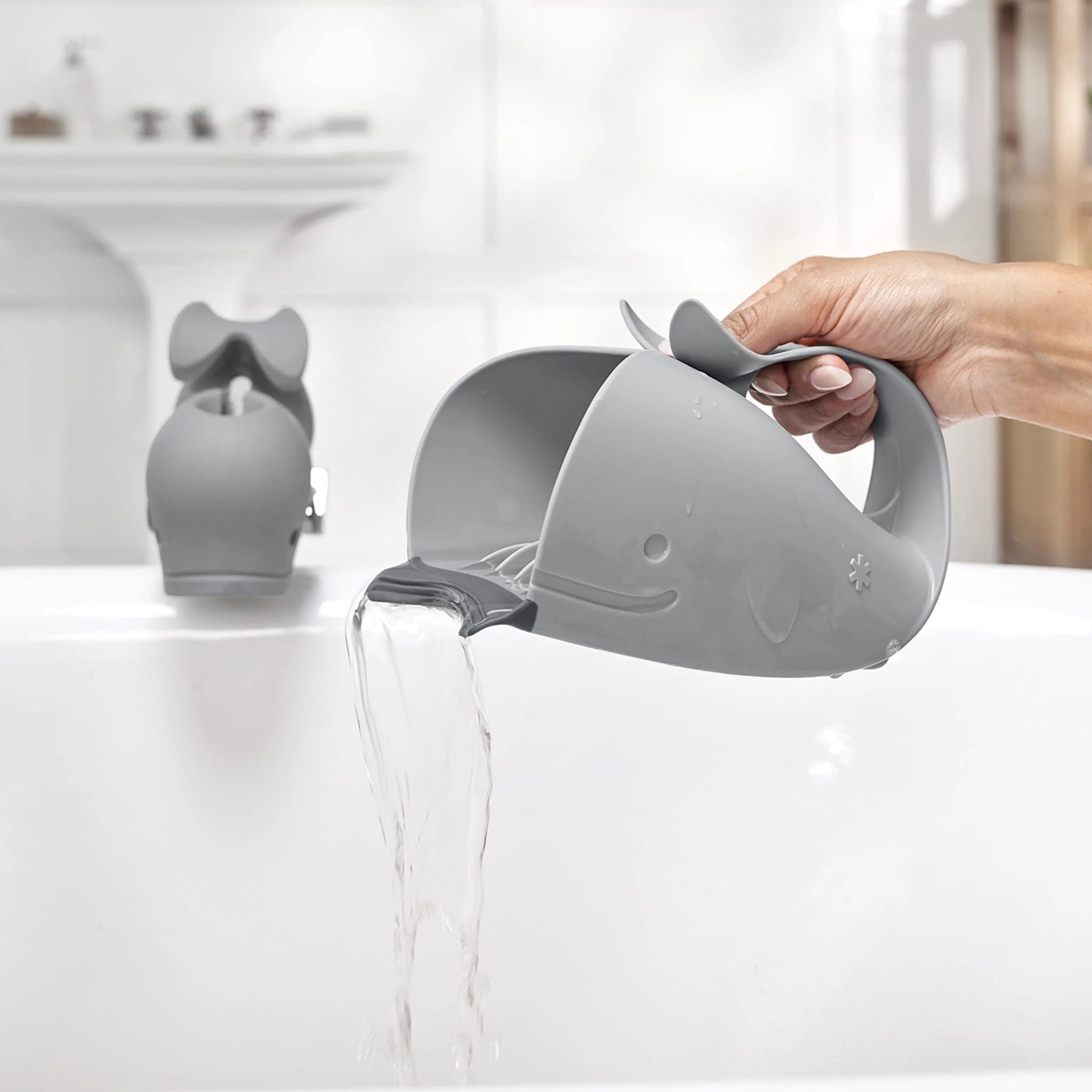 Seau Rinceur pour le Bain Baleine - Grise - Image 4