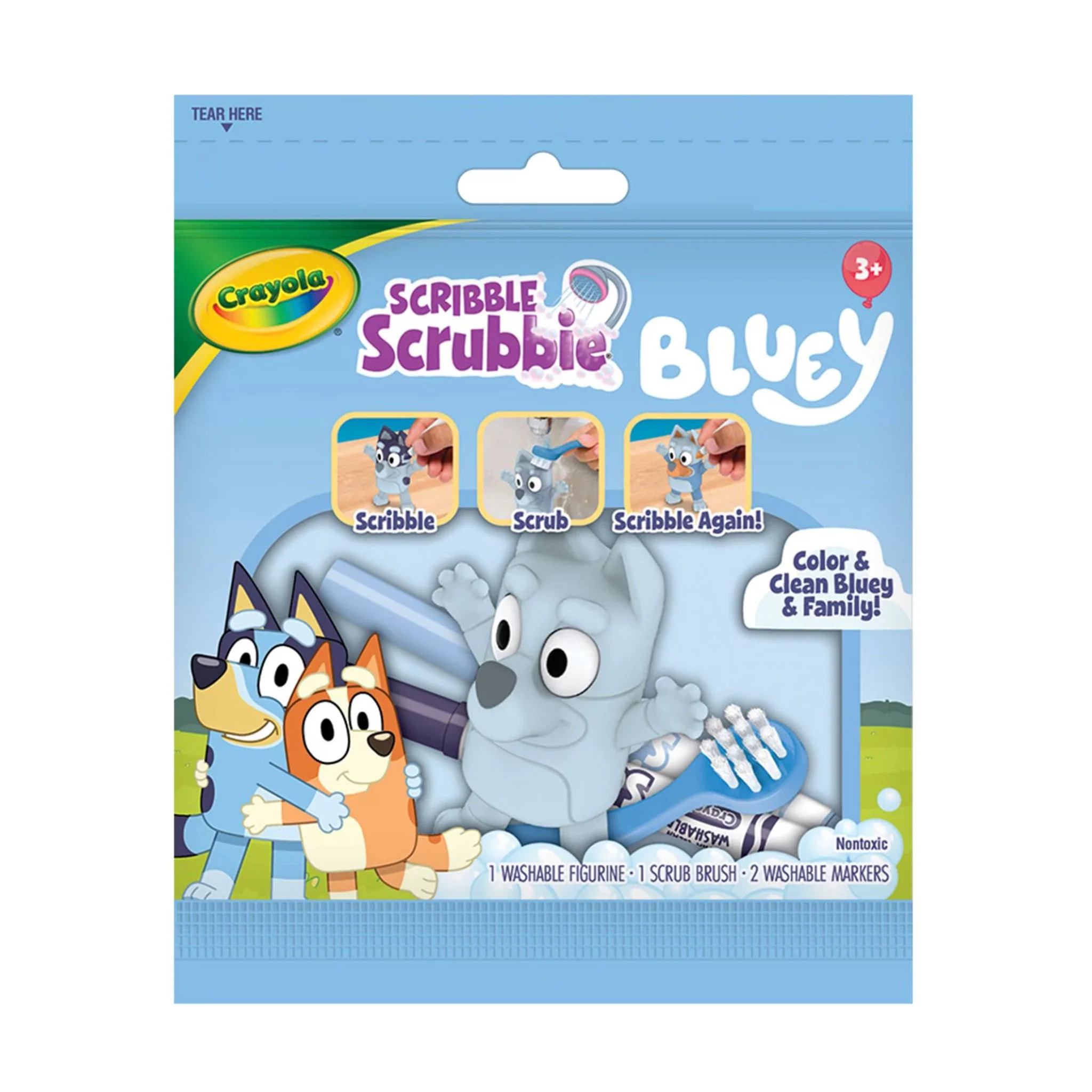 Scribble Scrubbie Bluey