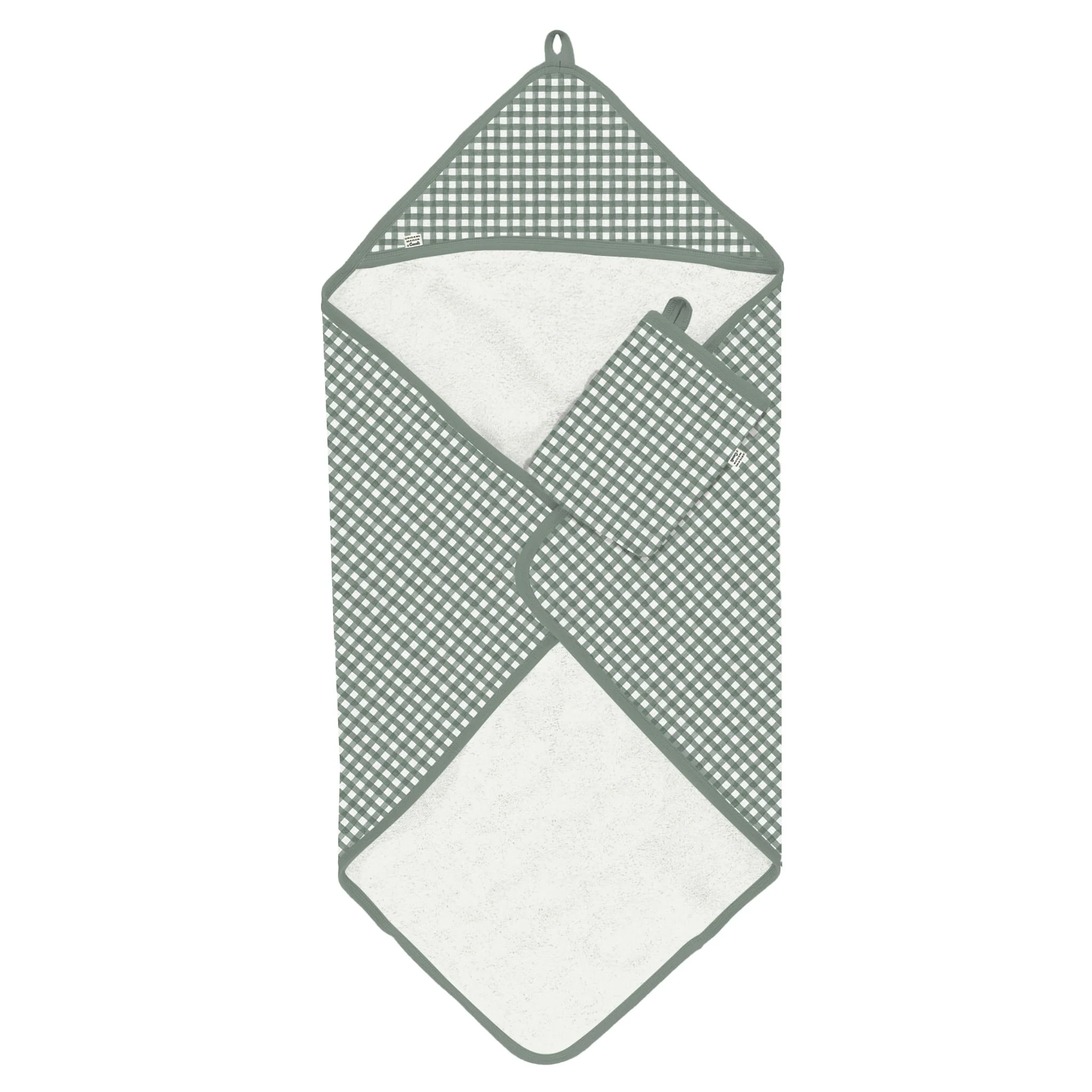 Serviette de Bain à Capuchon et Gant - Vichy