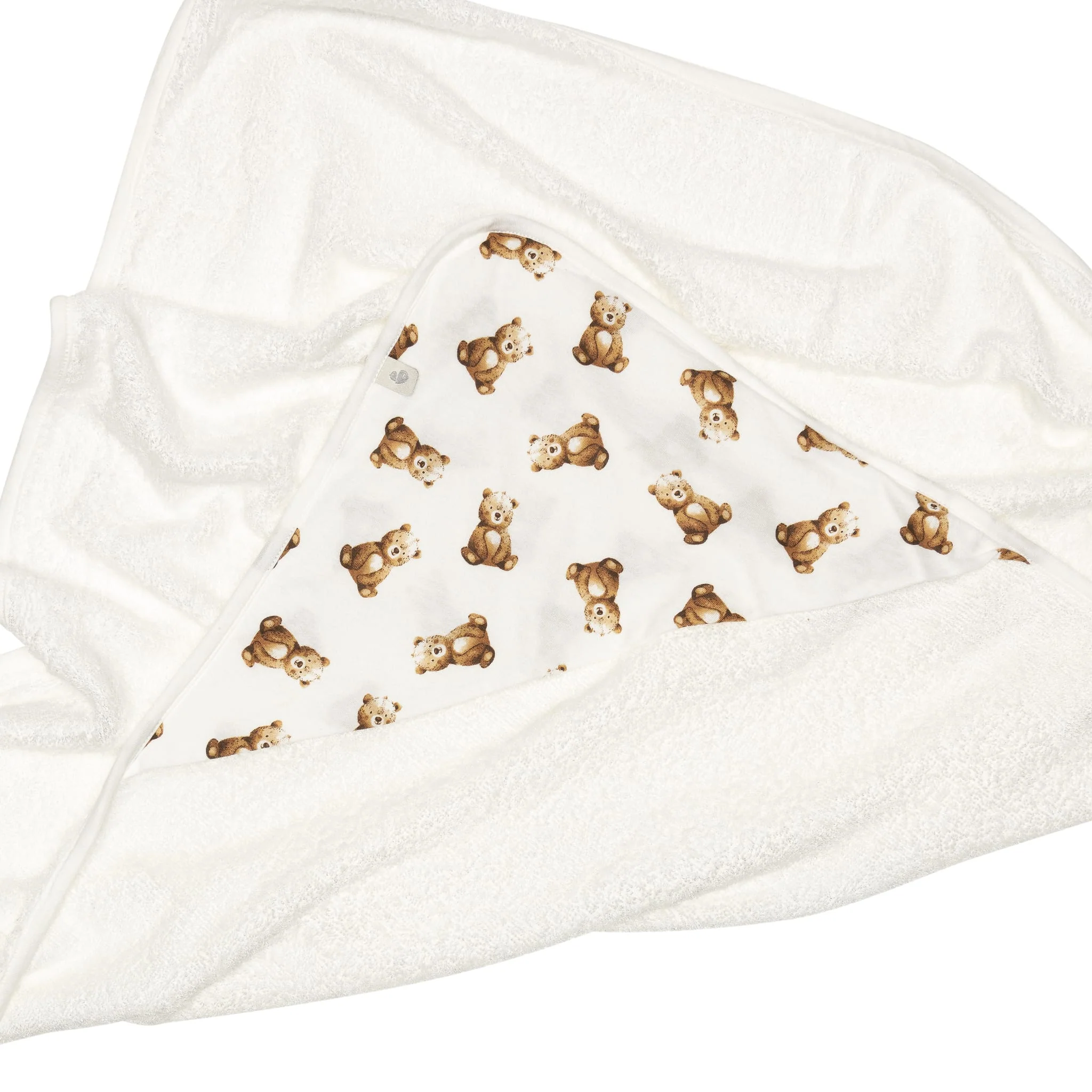 Serviette Ă Capuchon Bambou - Oursons - Image 3