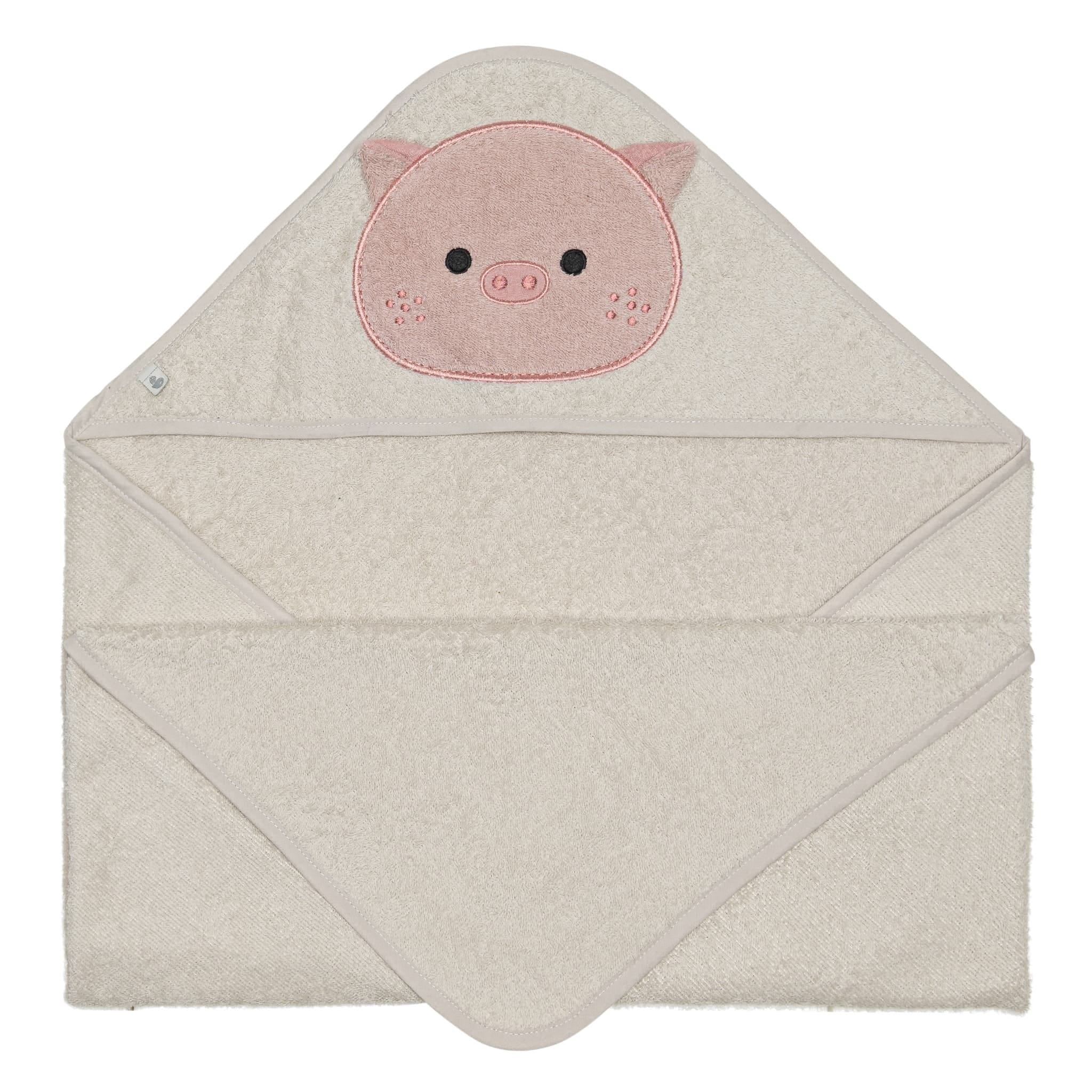 Serviette Ă Capuchon - Cochon