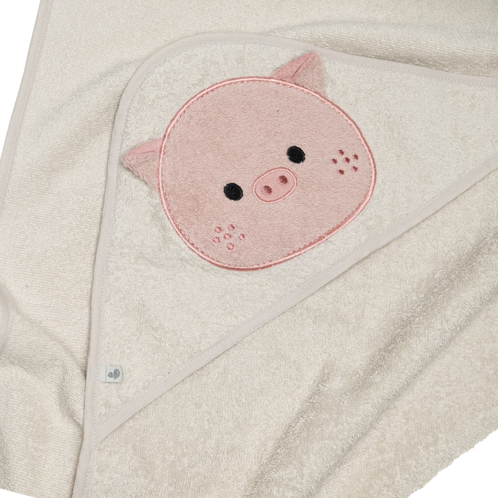 Serviette Ă Capuchon - Cochon - Image 3