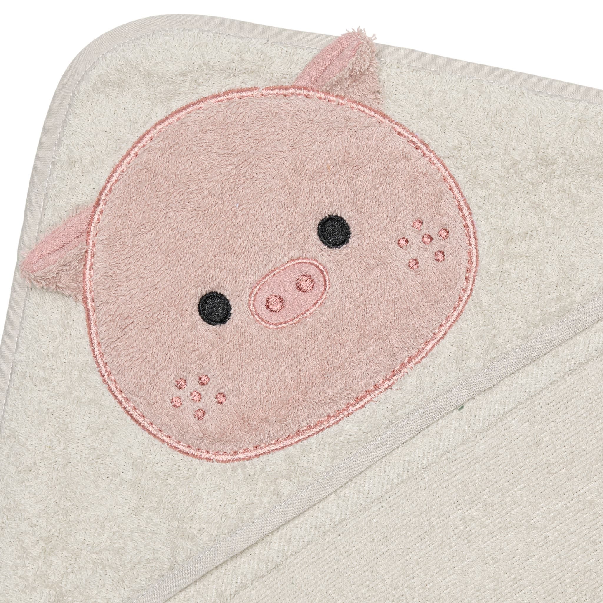 Serviette Ă Capuchon - Cochon - Image 4