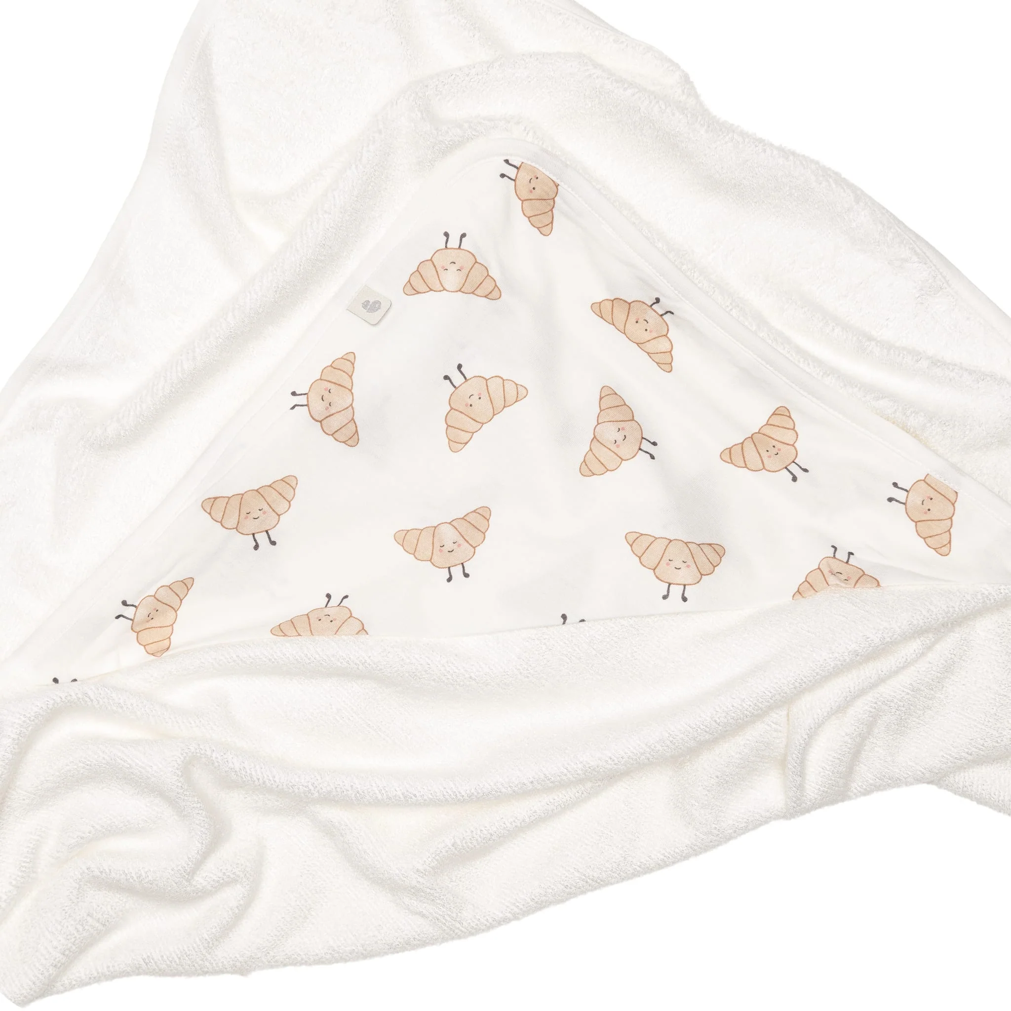 Serviette Ă Capuchon Bambou - Croissants - Image 3