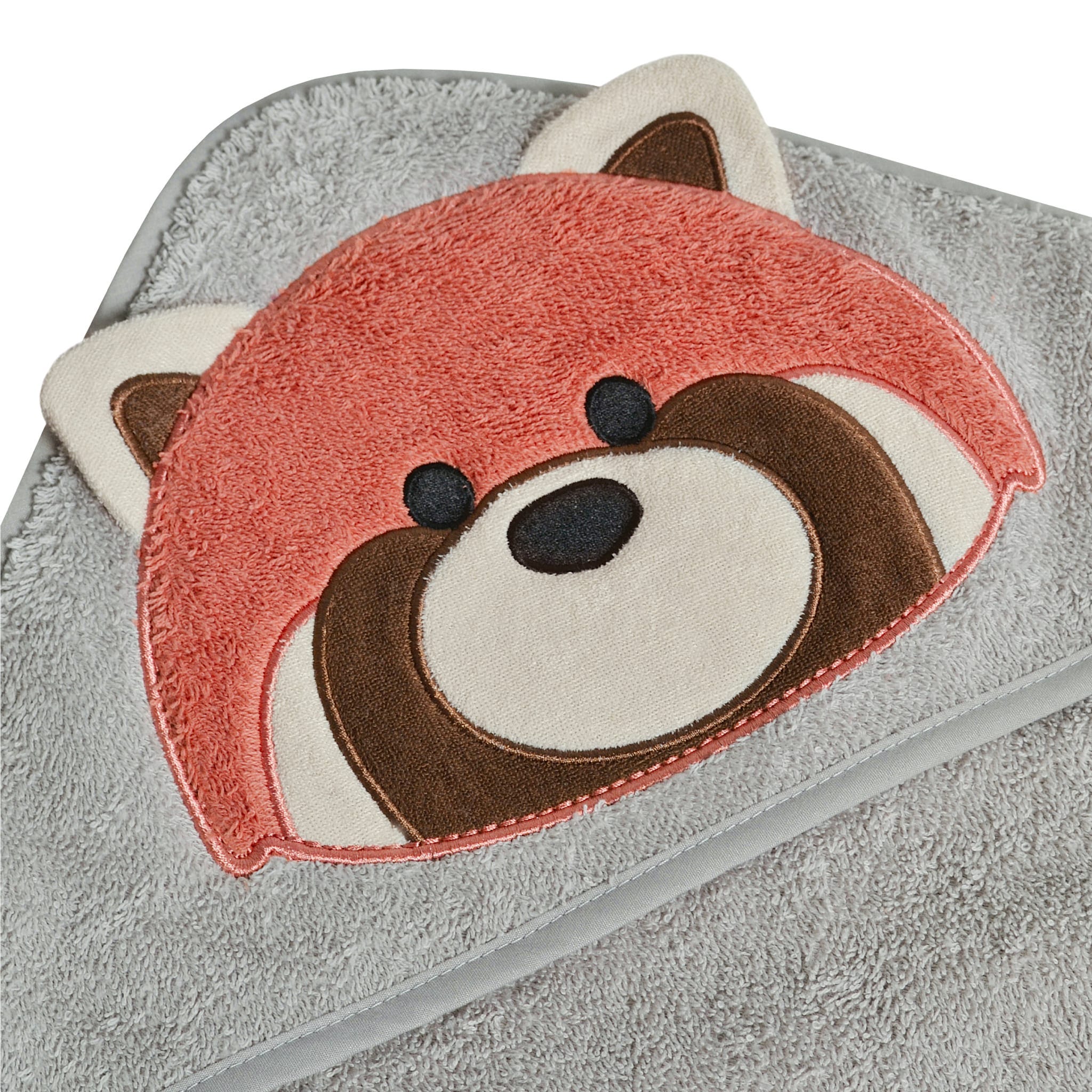 Serviette Ă Capuchon - Panda Roux - Image 3