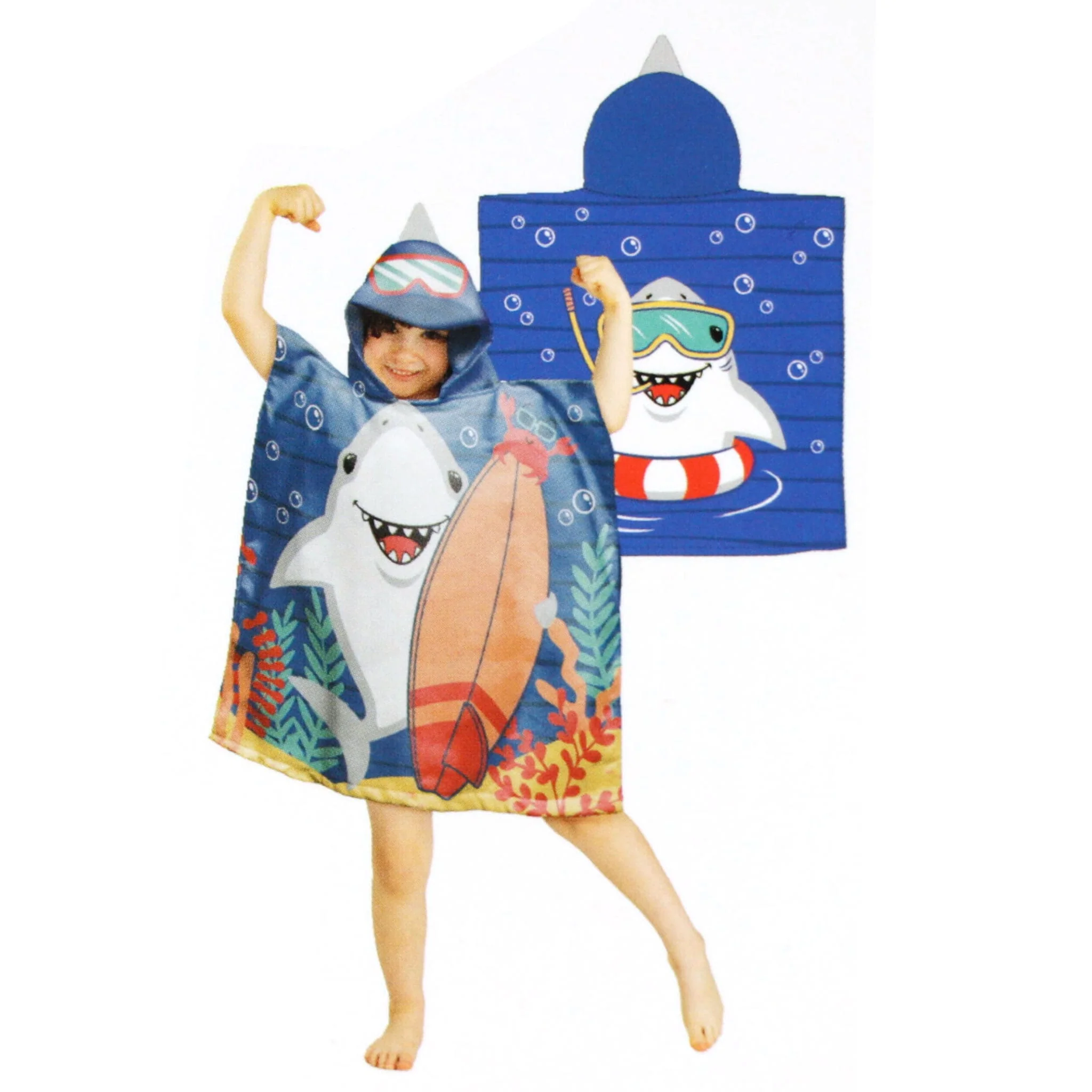 Serviette Ă Capuchon - Requin - Image 3