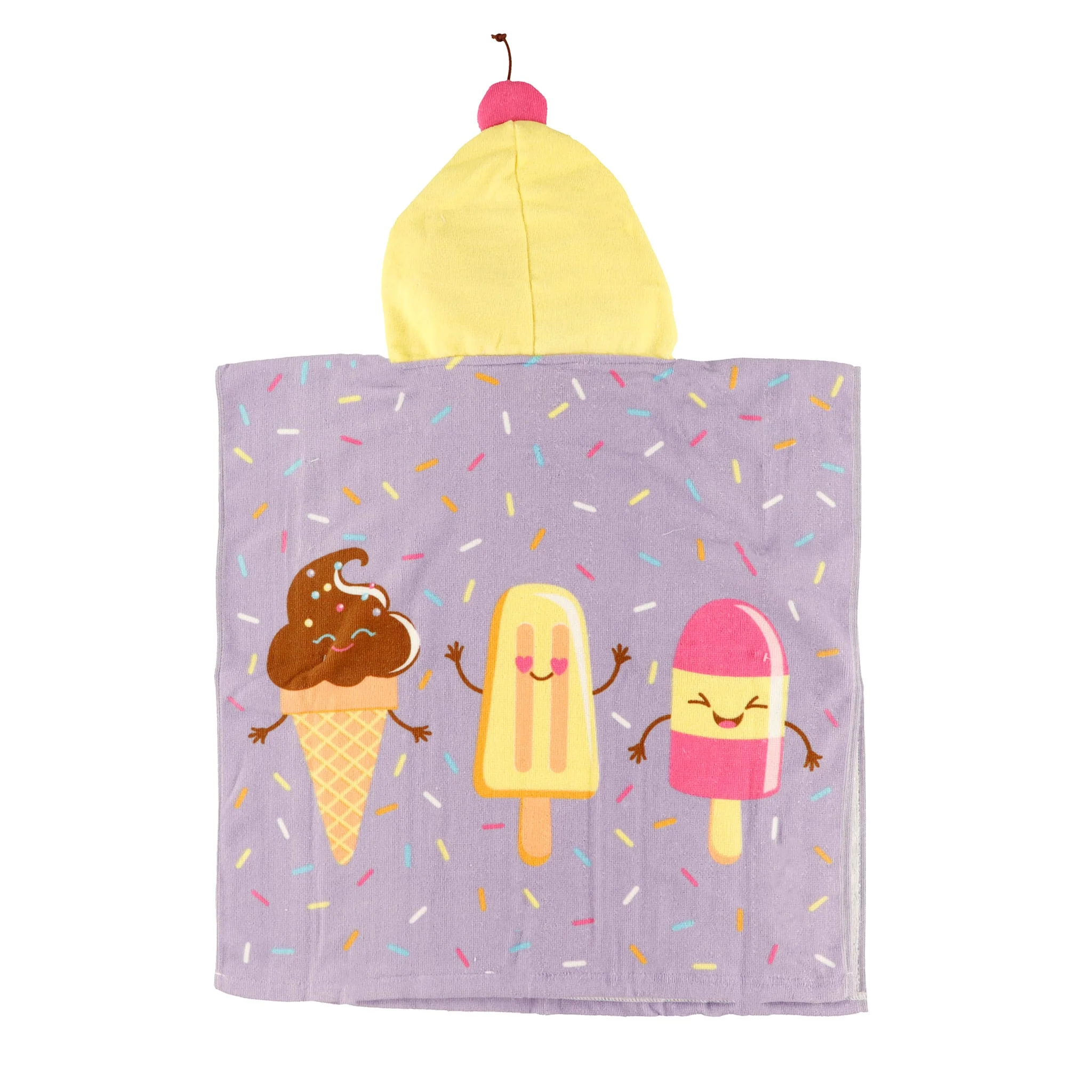 Serviette de Plage à Capuchon -  Crème Glacé - Image 3