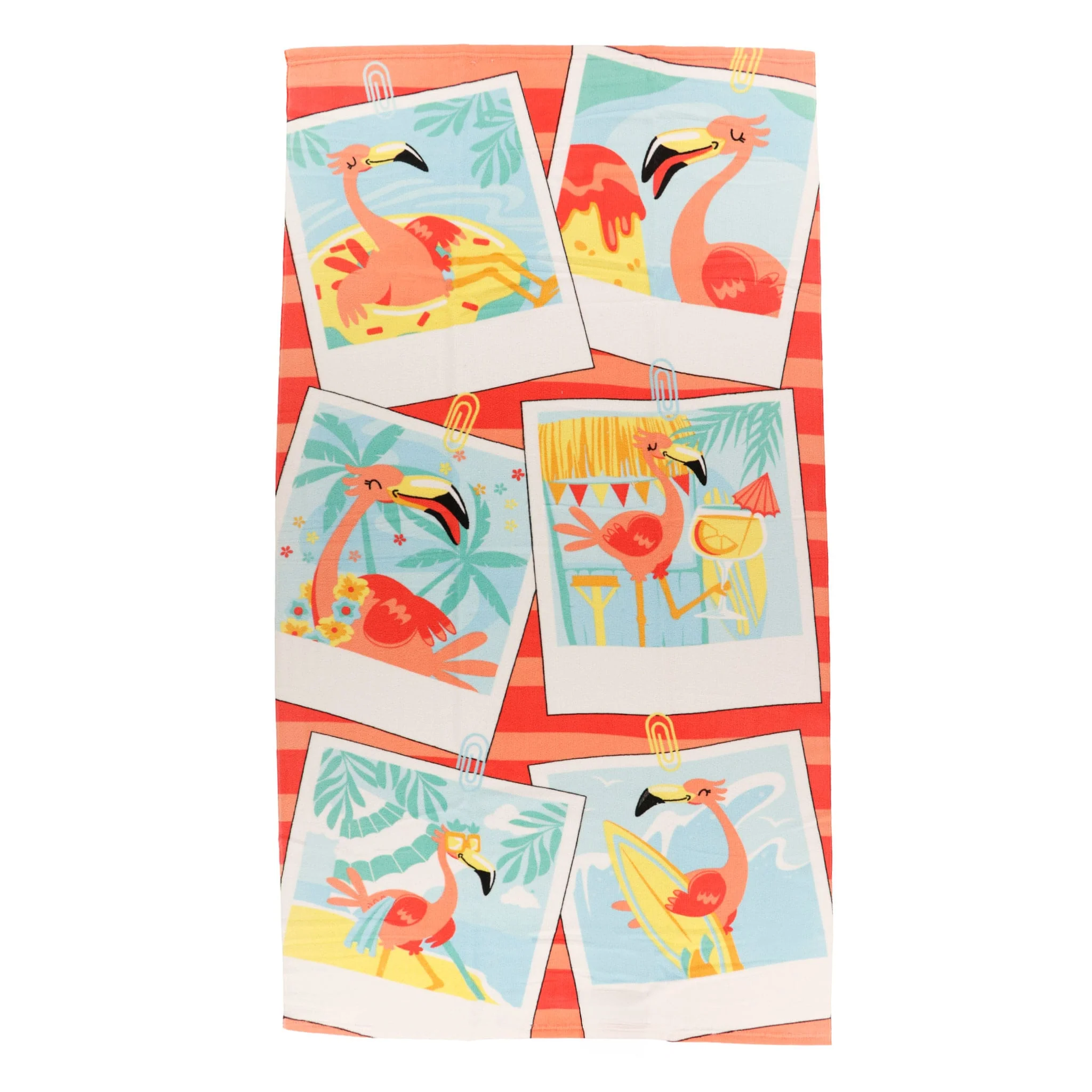 Serviette à Séchage Rapide - Flamant