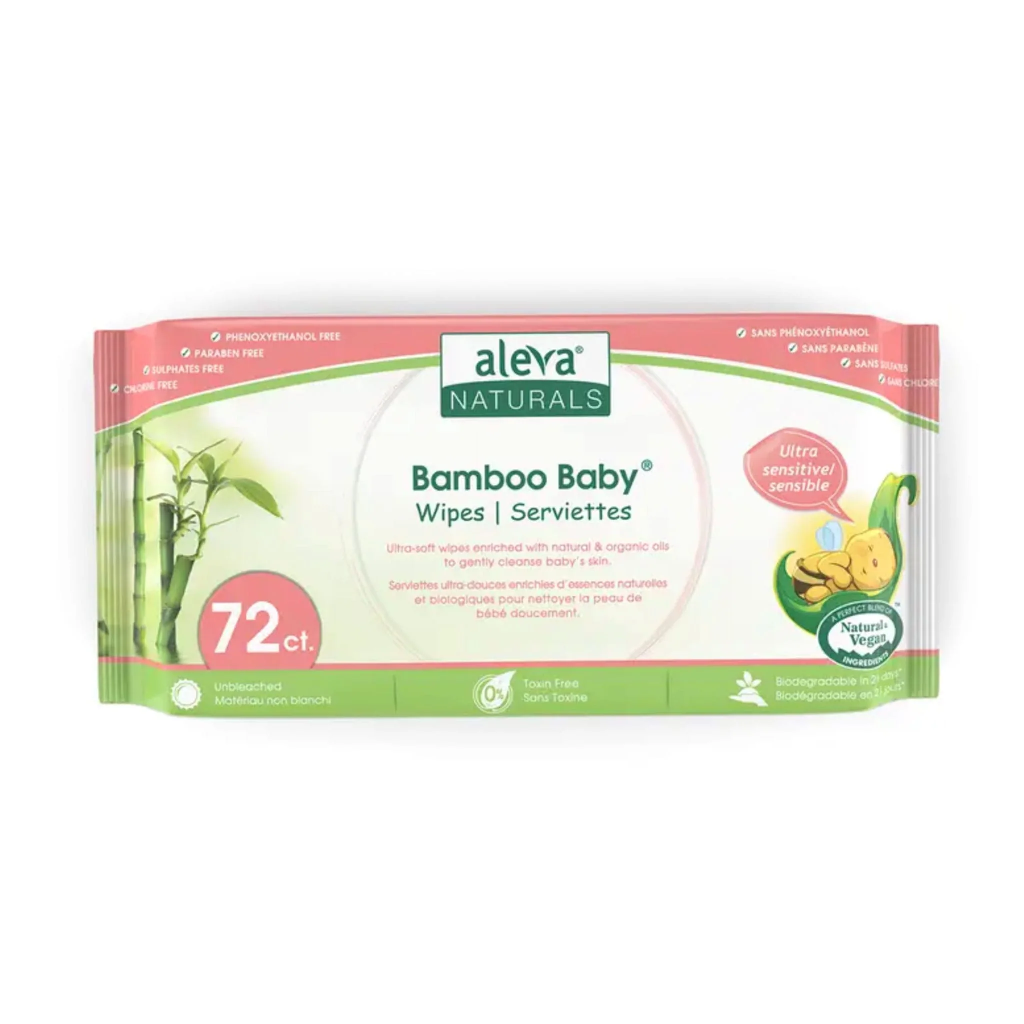 Serviettes (72) Bambou - Peau Sensible