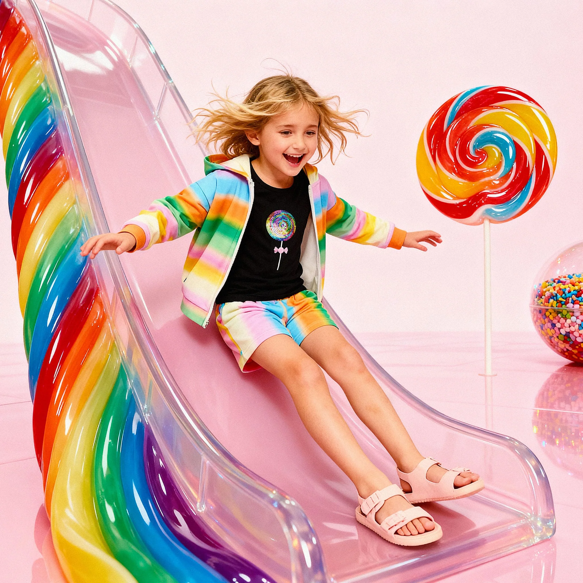 Short Arc-en-ciel Sucré 7-10ans - Image 6