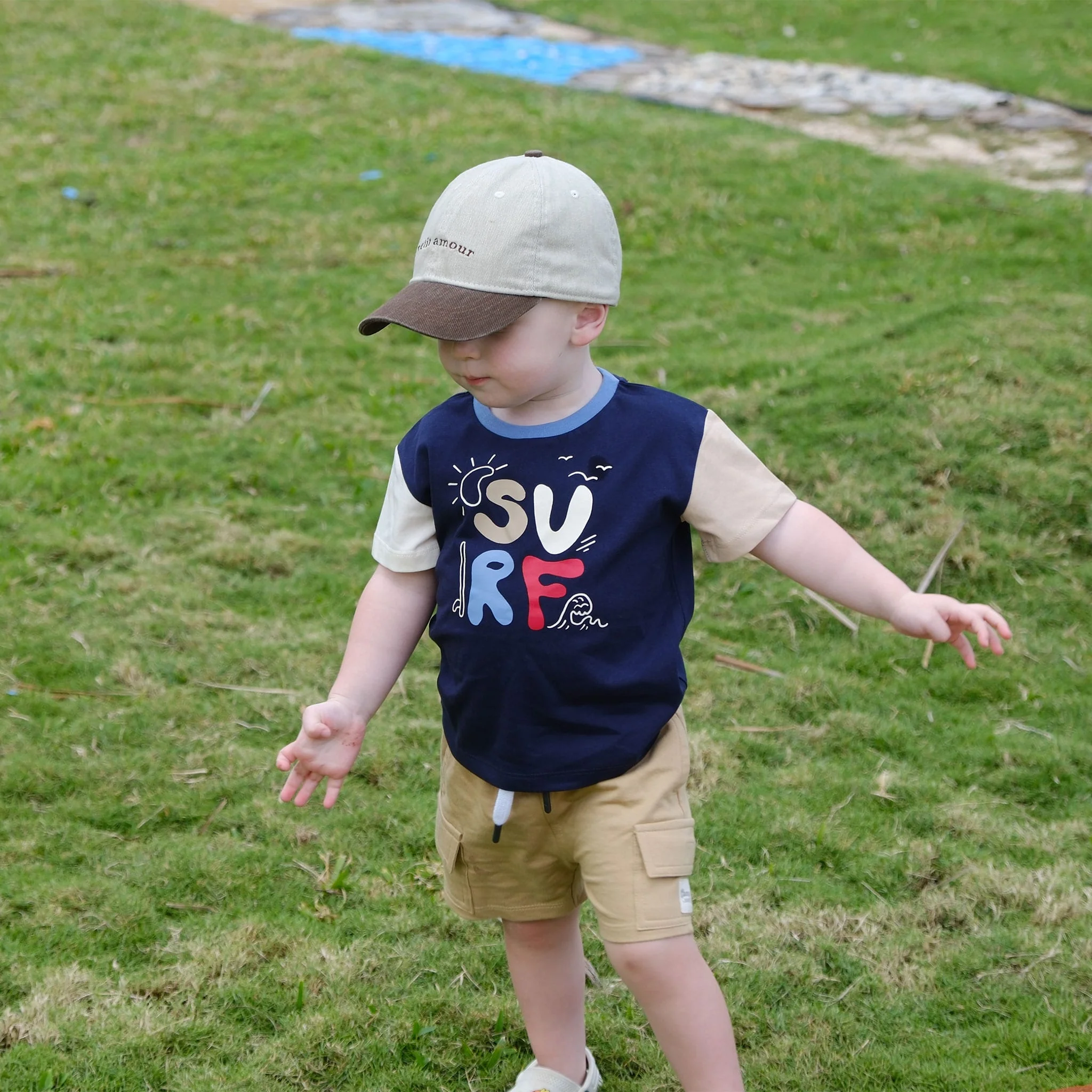 Short Cargo Taupe 2-8ans - Image 4
