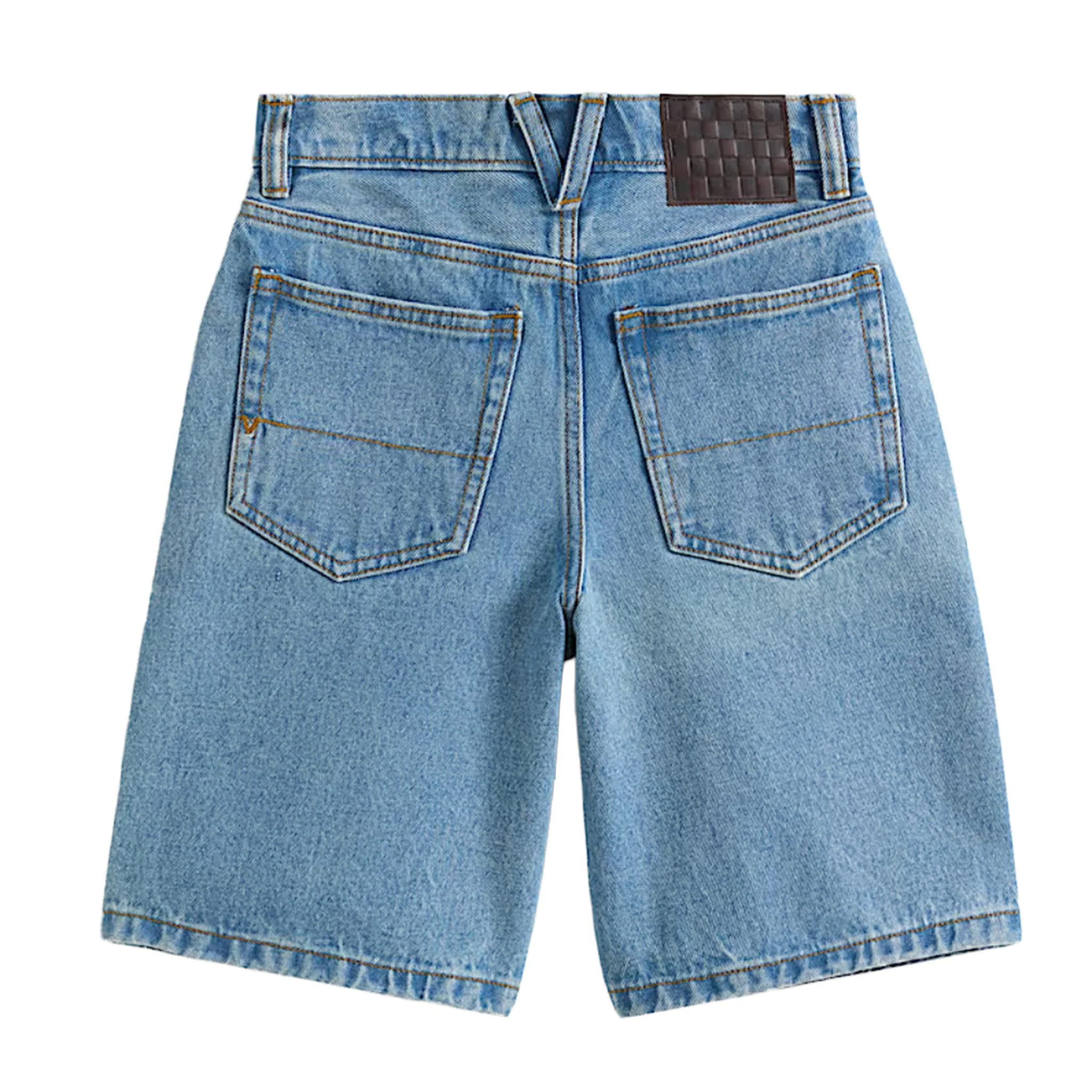 Short Denim Check-5 Baggy 8-16ans - Image 3