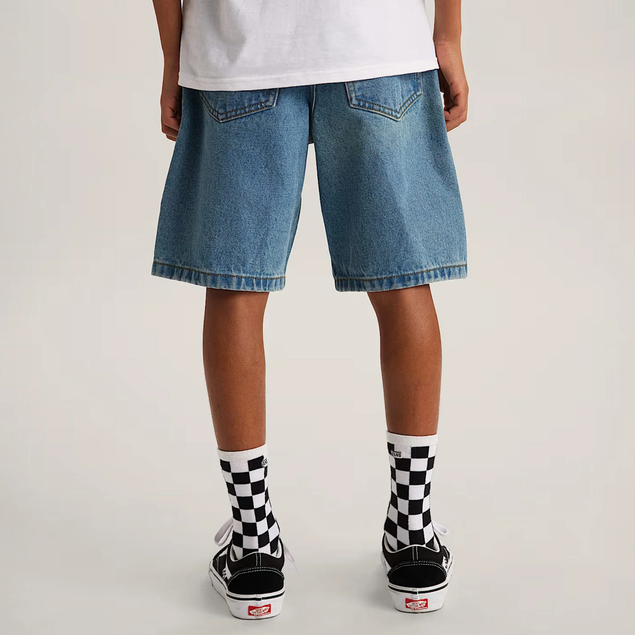 Short Denim Check-5 Baggy 8-16ans - Image 6
