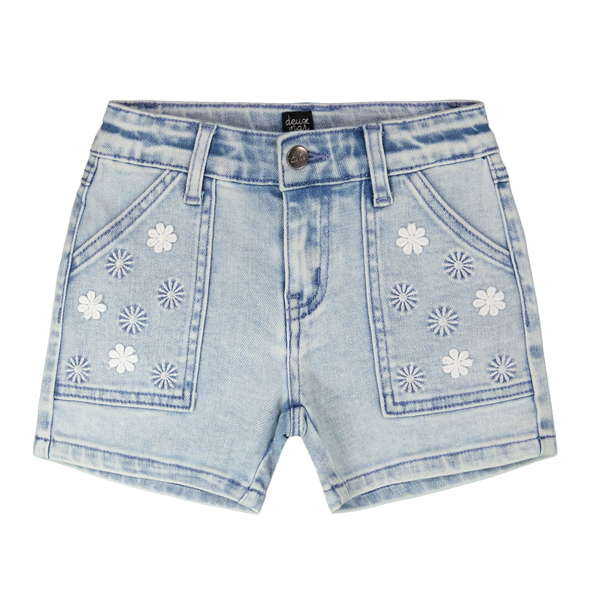 Short Denim Marguerites 7-10ans