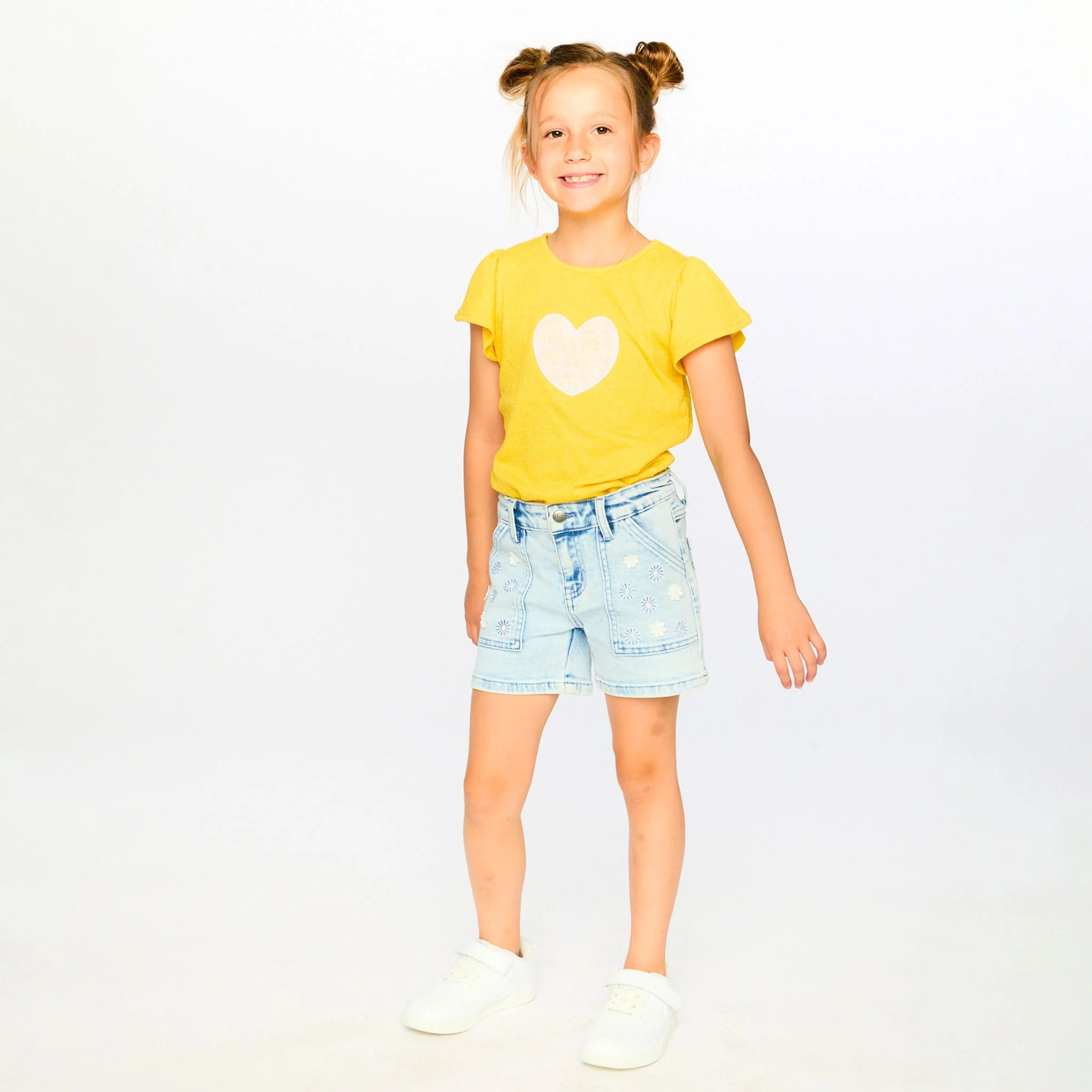 Short Denim Marguerites 7-10ans - Image 3
