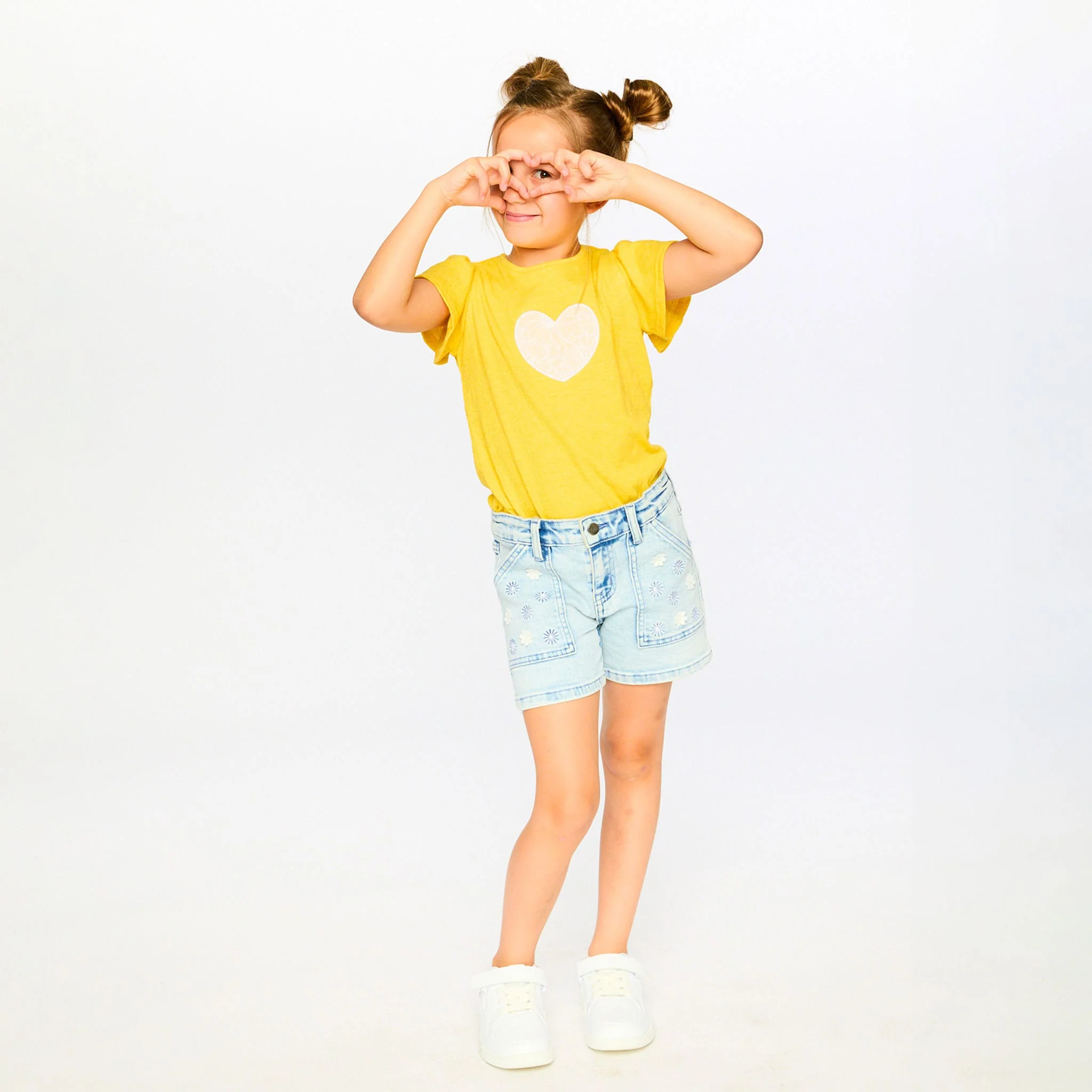 Short Denim Marguerites 7-10ans - Image 4