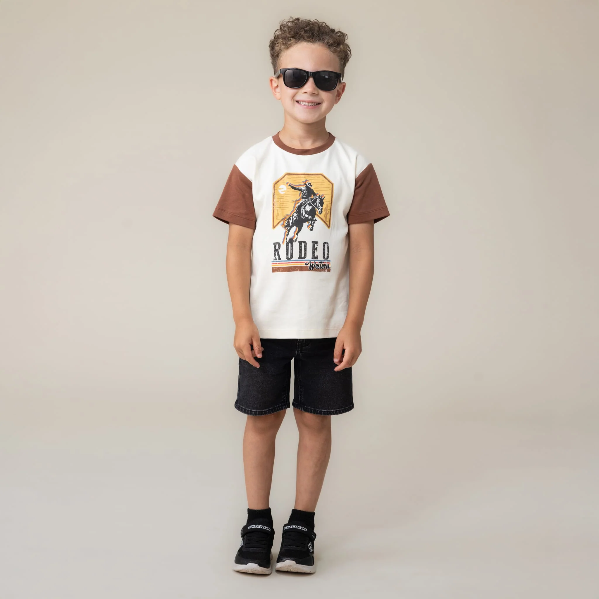 Short Denim Noir Ouest 2-12ans - Image 3