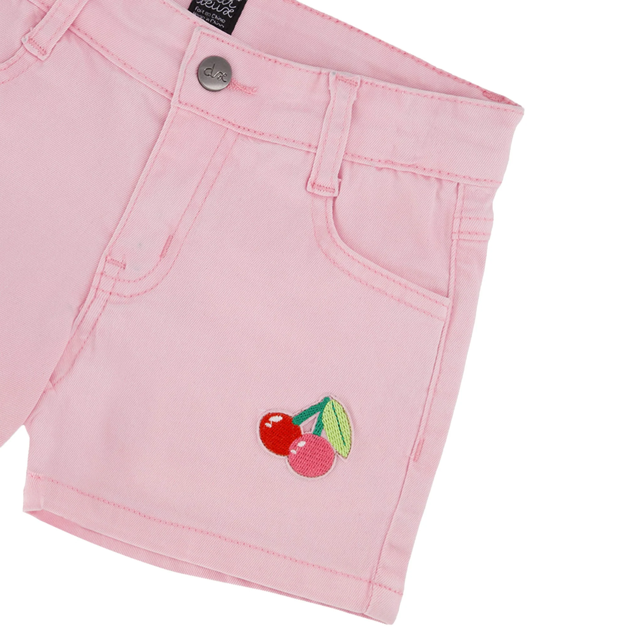 Short Denim Rose Cerise 3-6ans - Image 9
