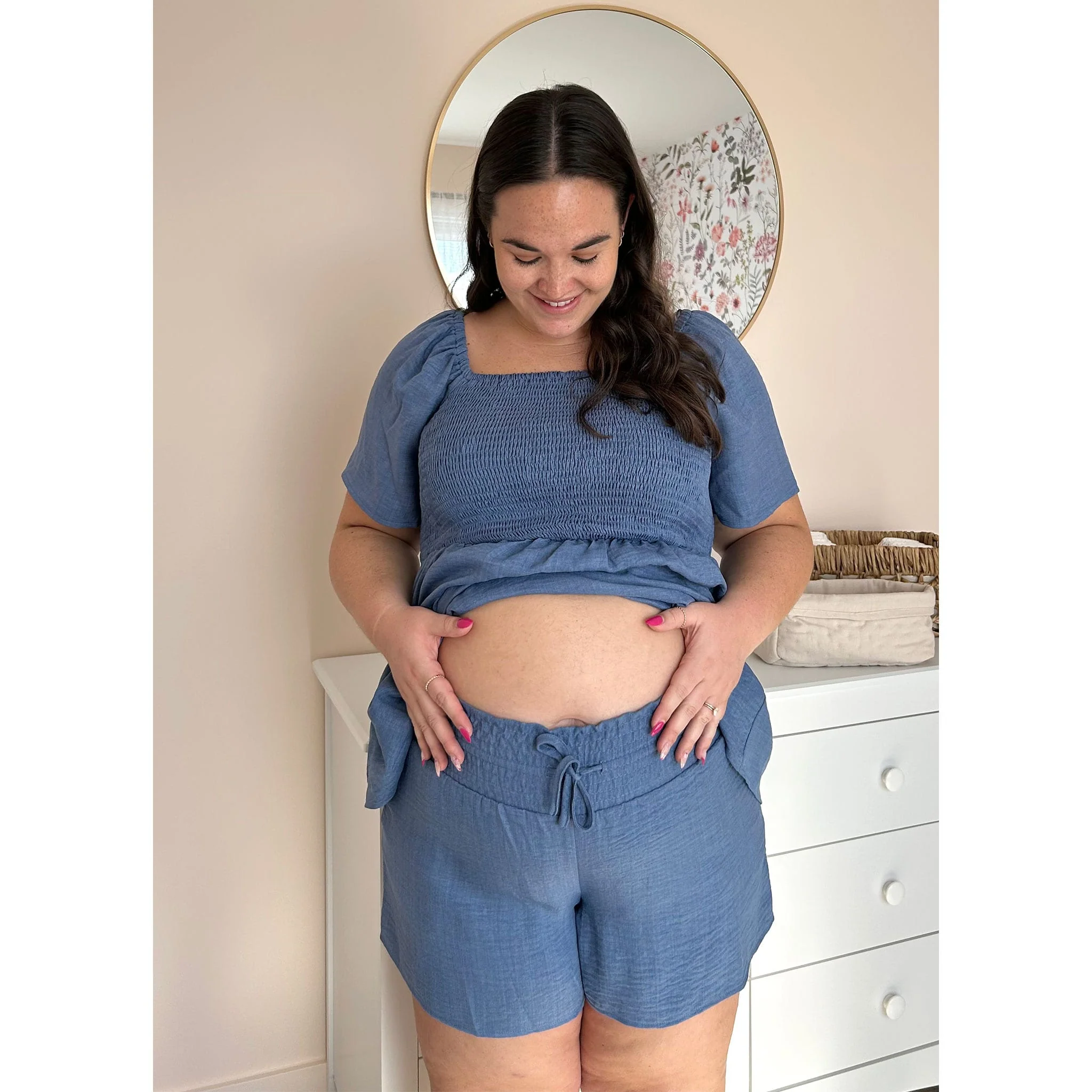 Short Maternité Chambray - Image 11
