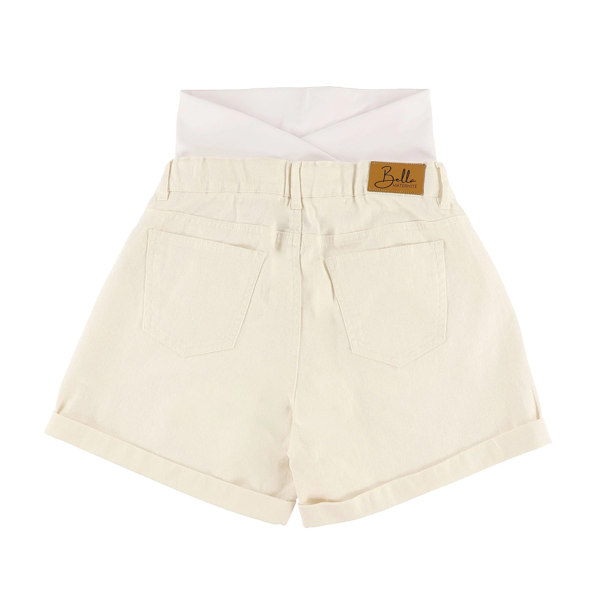 Short Maternité Denim Ivoire - Image 10