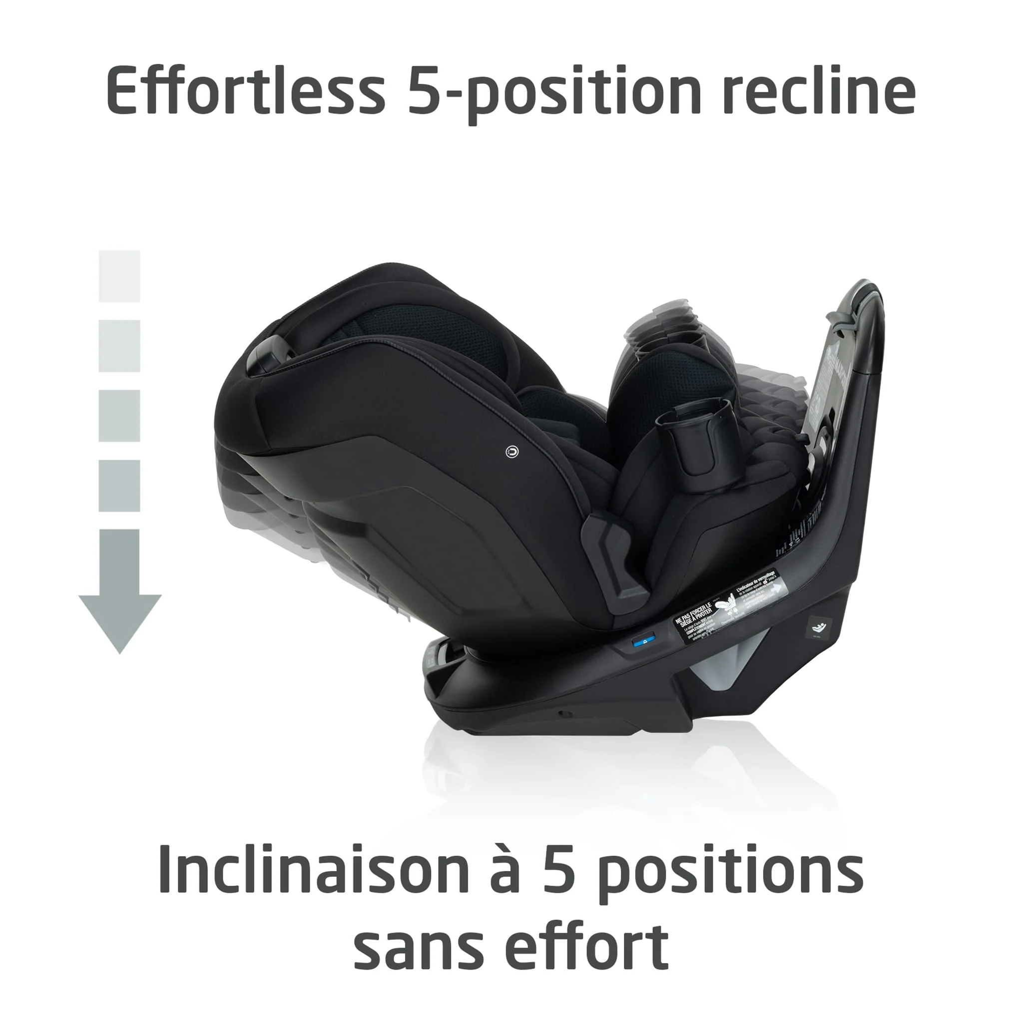 Siège d’Auto Tout-en-un Rotatif Andi 360°- Authentic Noir - Image 9