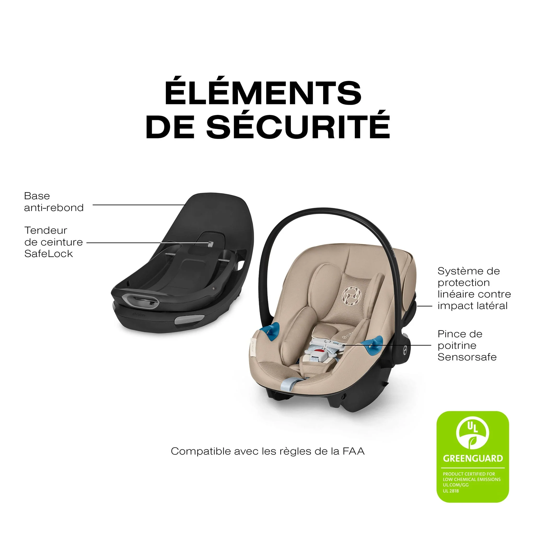 SiĂšge Auto Rotatif Aton G Swivel - Amande - Image 6