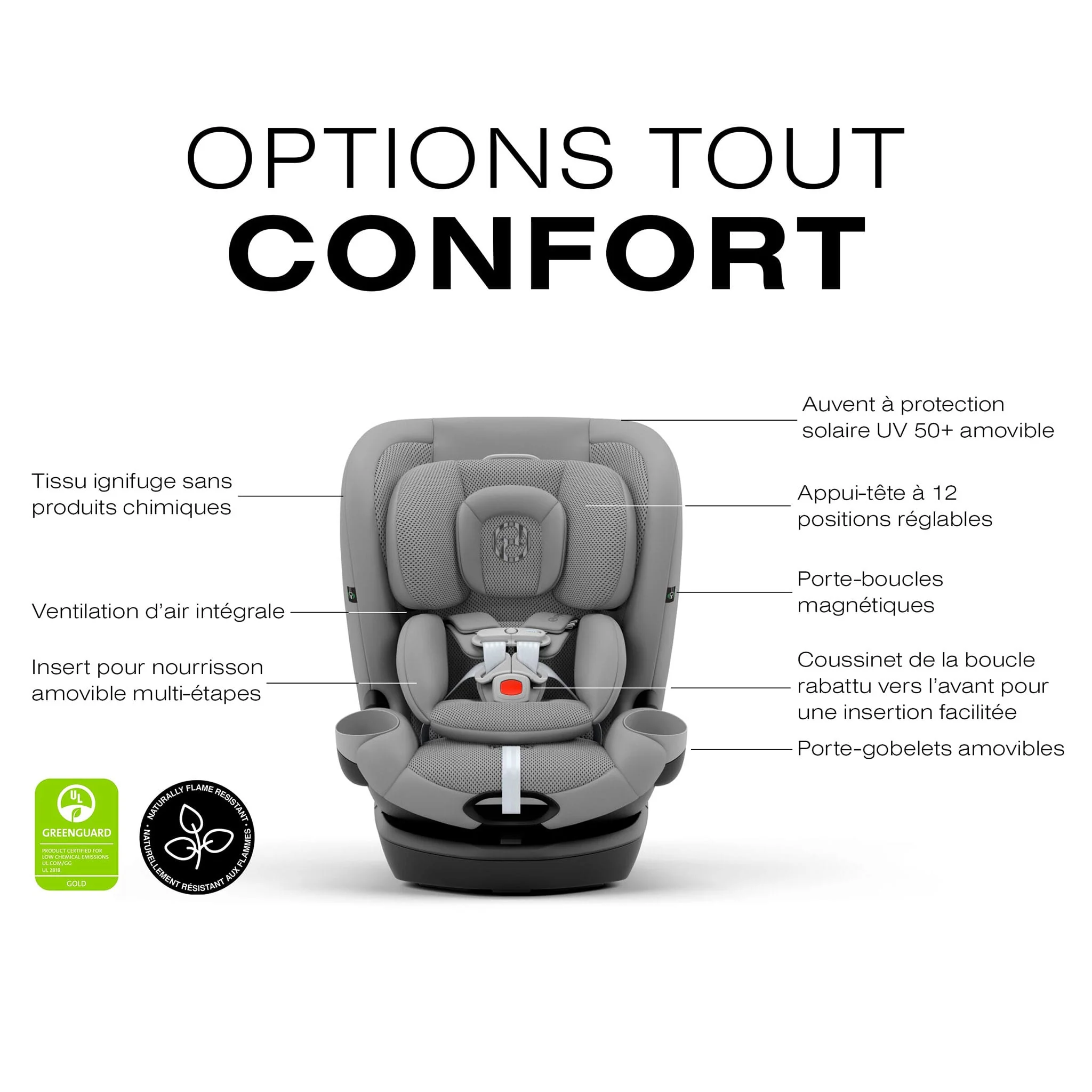 Siège d'Auto Callisto G 360 Rotatif - Stone Grey - Image 11
