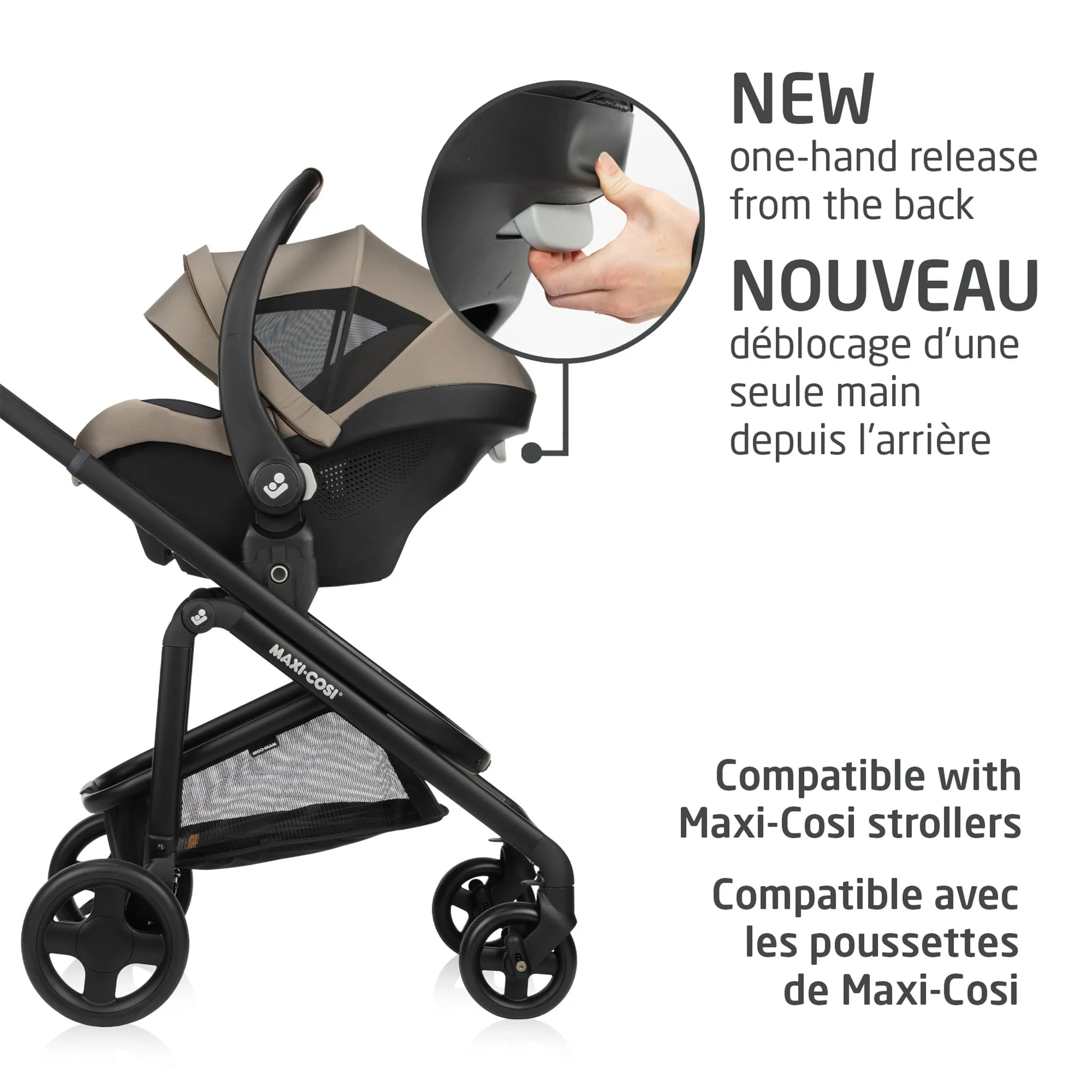 Siège d'Auto Mico Luxe+ - Truffle - Image 8