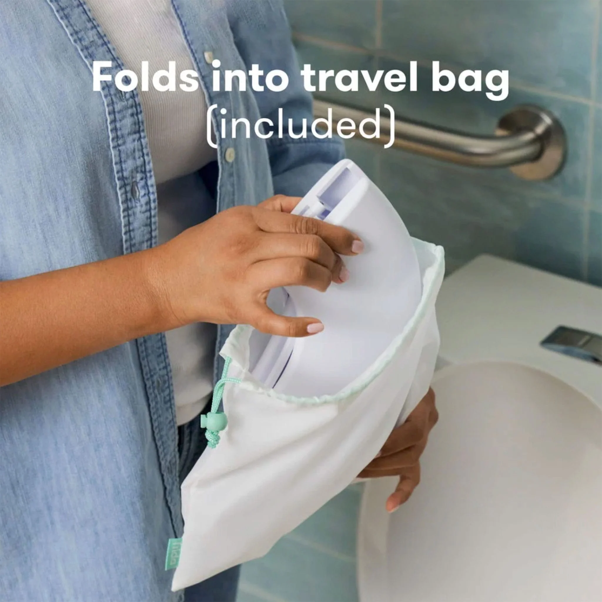 Siège de Toilette Pliable et Transportable - Image 4