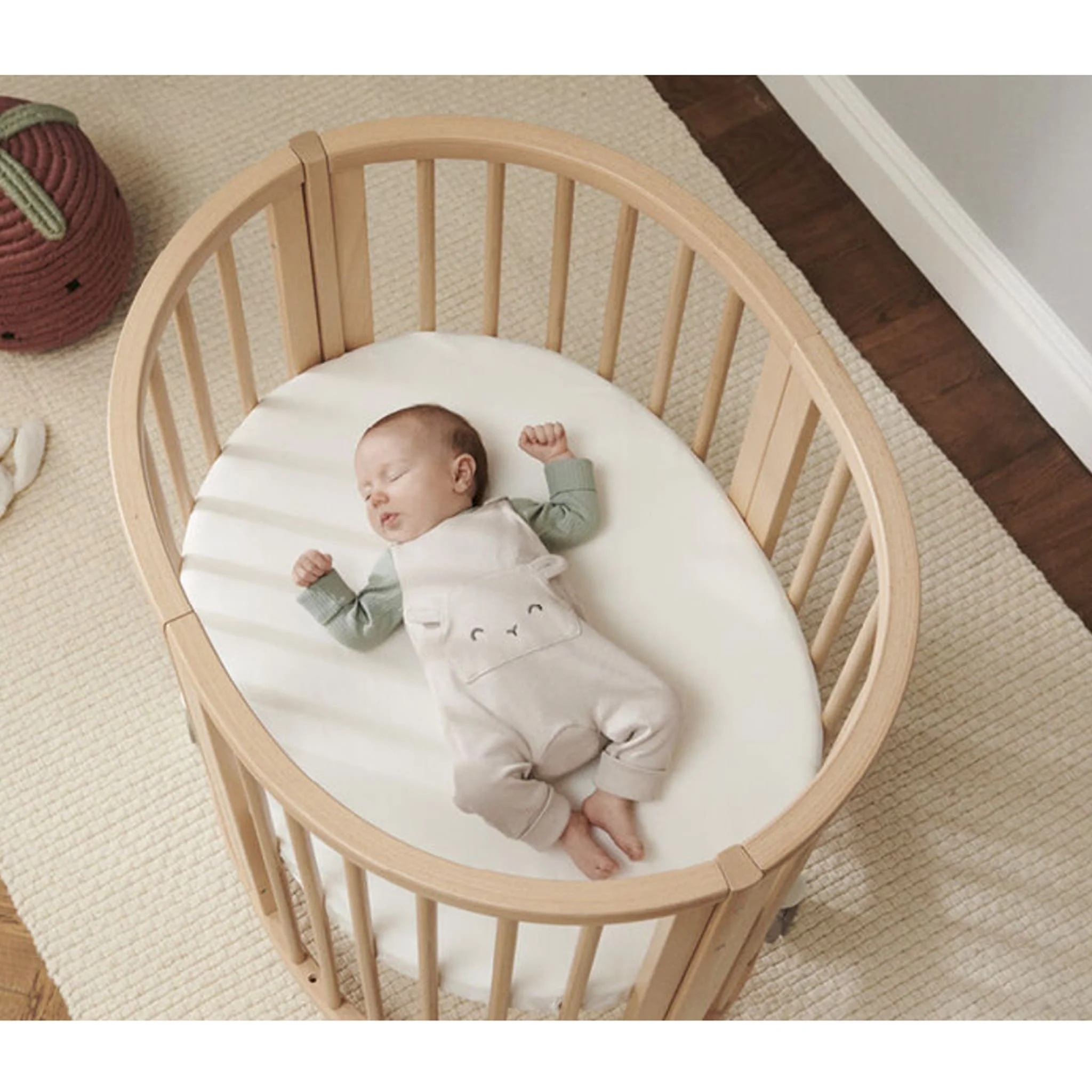 Mini Couchette Stokke® Sleepi™ V3 avec Matelas - Naturel - Image 14