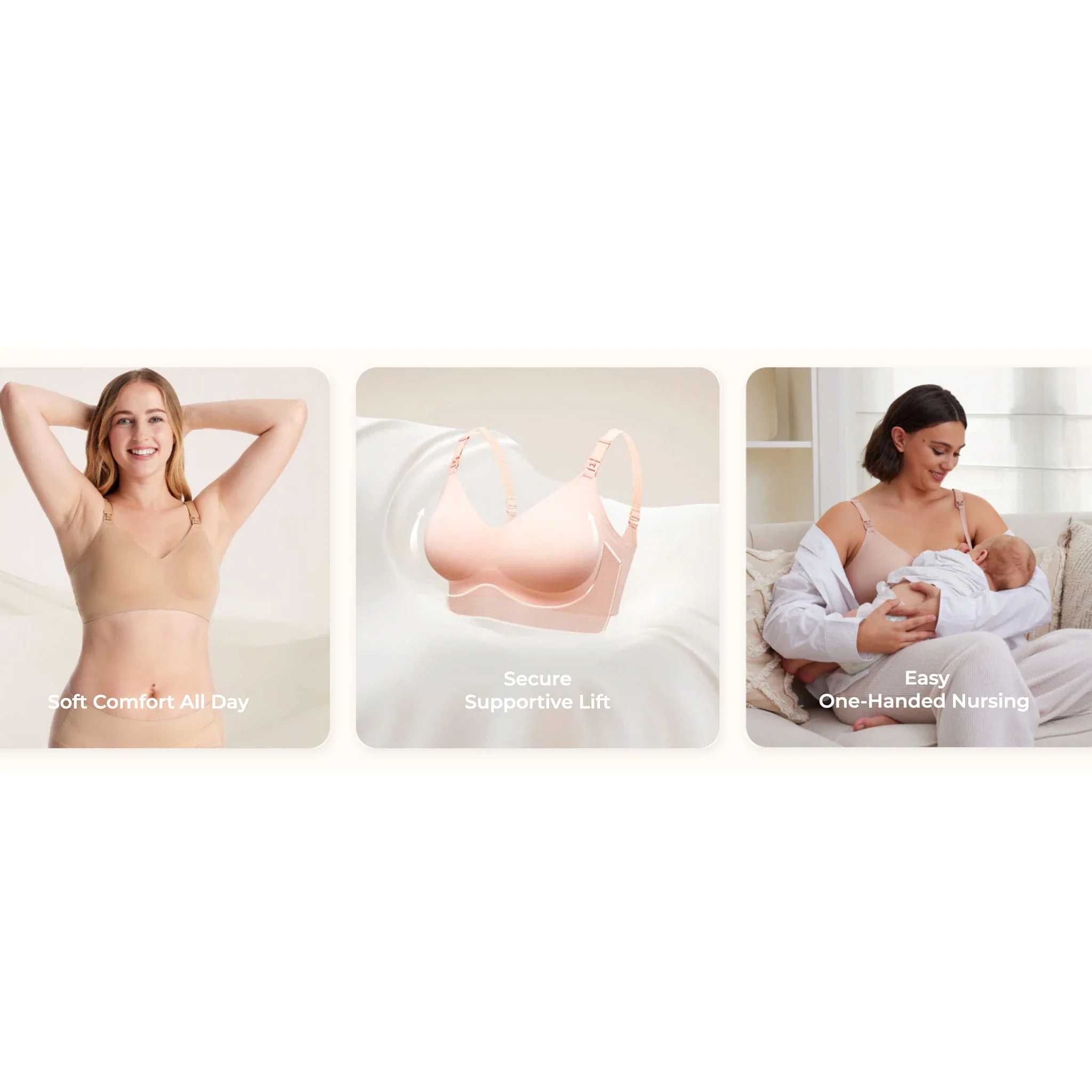 Soutien-Gorge d'Allaitement Jelly Strip YN46 - Rose - Image 10