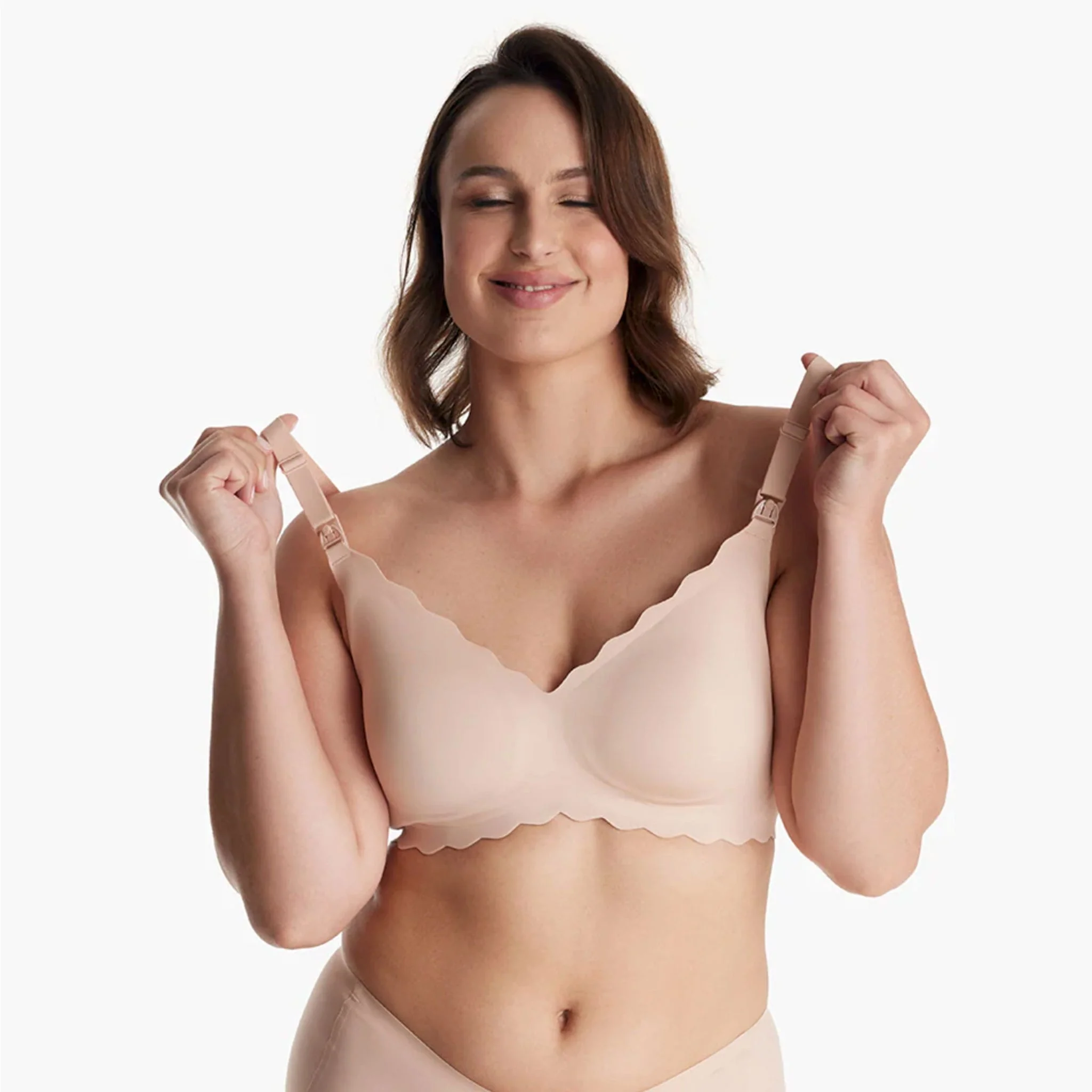 Soutien-Gorge d'Allaitement Jelly Strip YN46 - Rose - Image 3